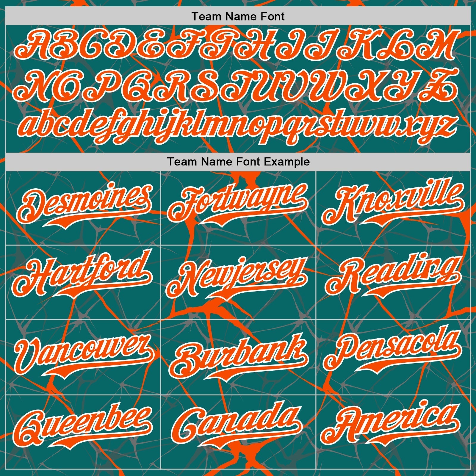 Custom Teal Orange-White 3D Pattern Design Abstract Network Authentic Baseball Jersey baseball jersey product view 4