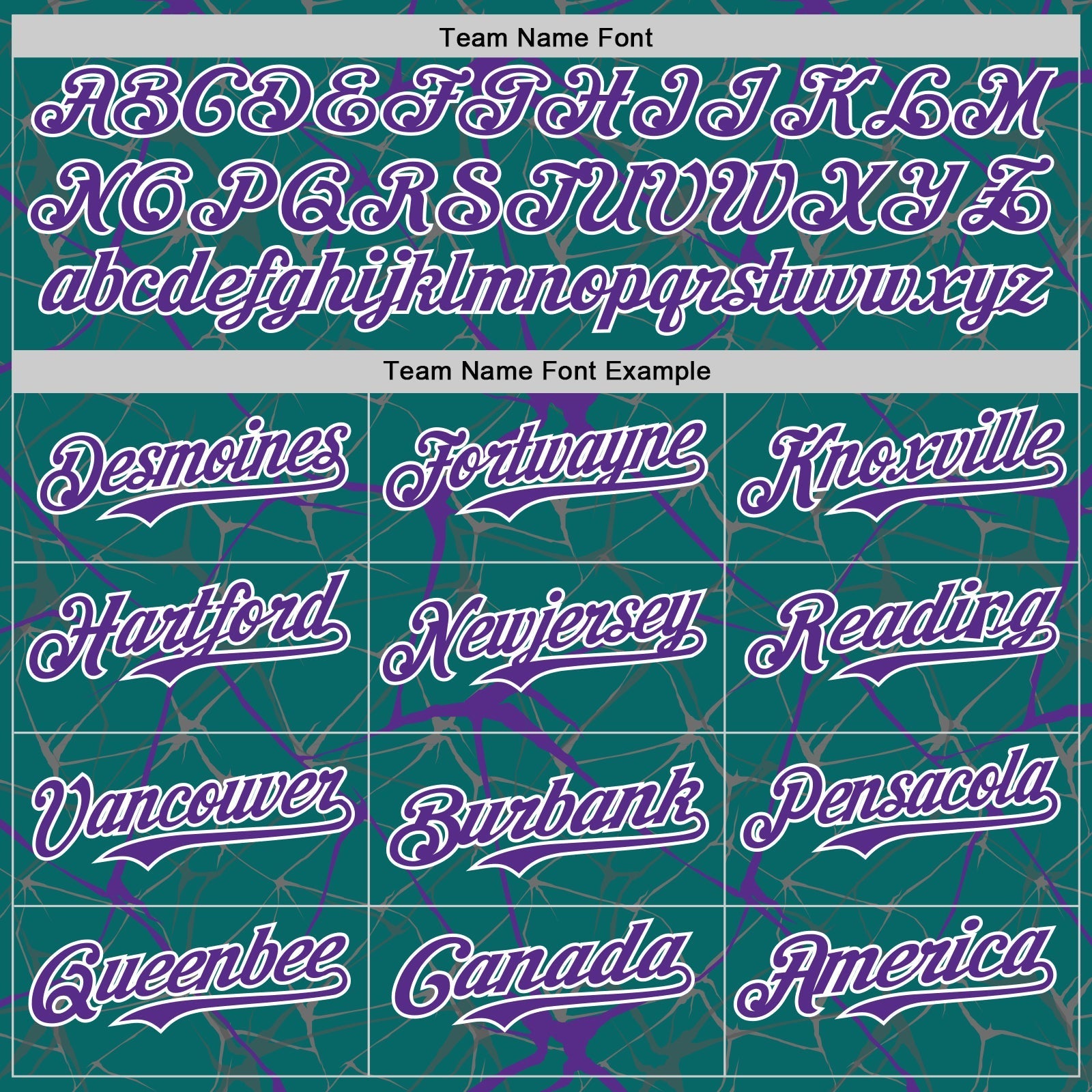Custom Teal Purple-White 3D Pattern Design Abstract Network Authentic Baseball Jersey baseball jersey product view 4