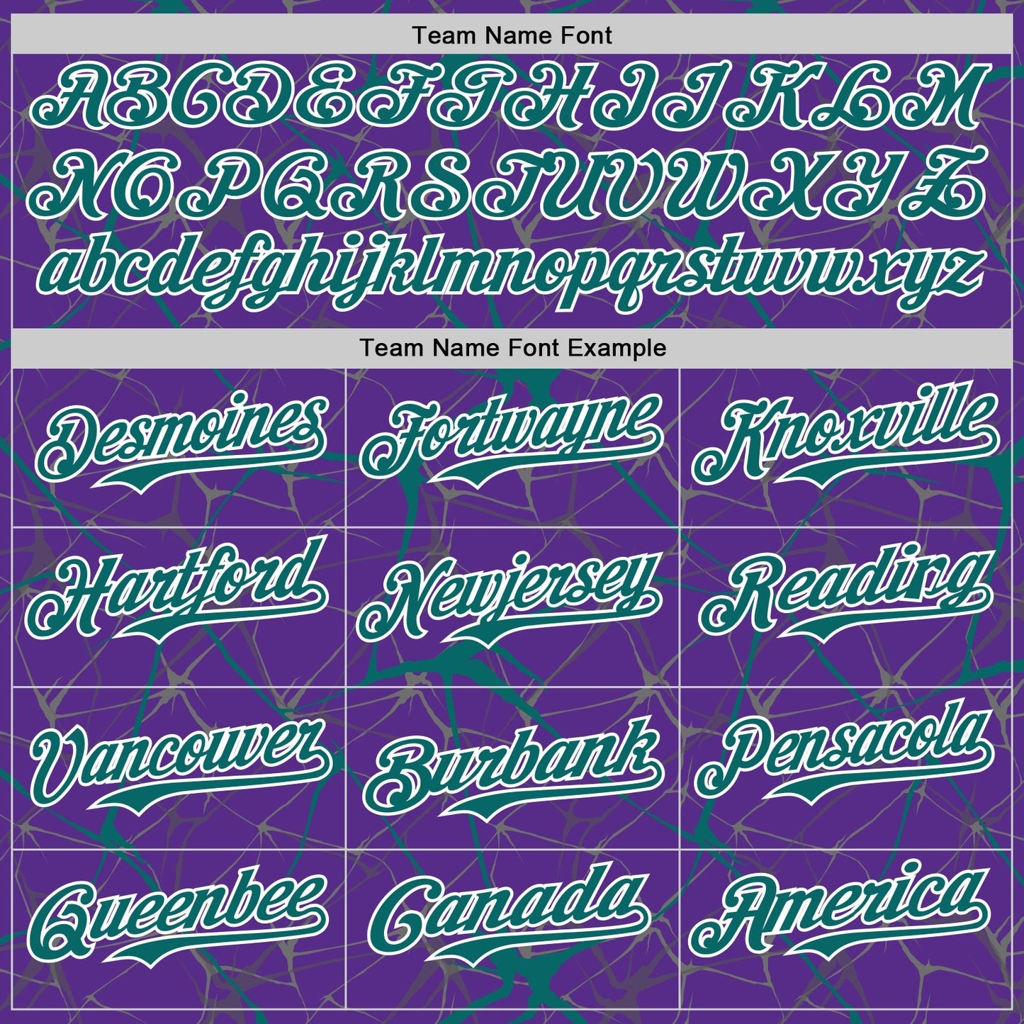 Custom Purple Teal-White 3D Pattern Design Abstract Network Authentic Baseball Jersey baseball jersey product view 4