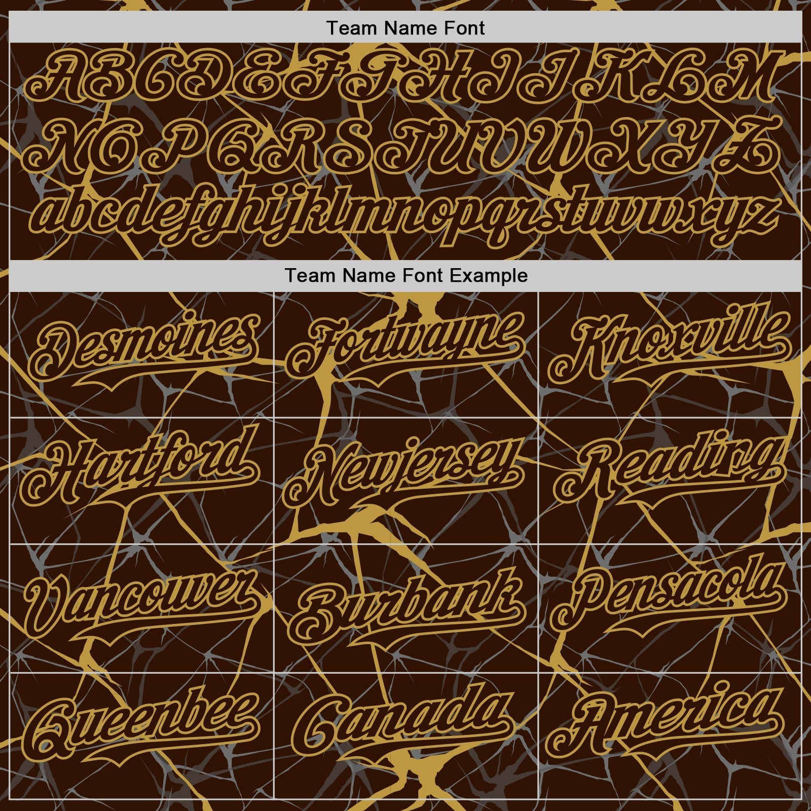 Custom Brown Old Gold 3D Pattern Design Abstract Network Authentic Baseball Jersey baseball jersey product view 4