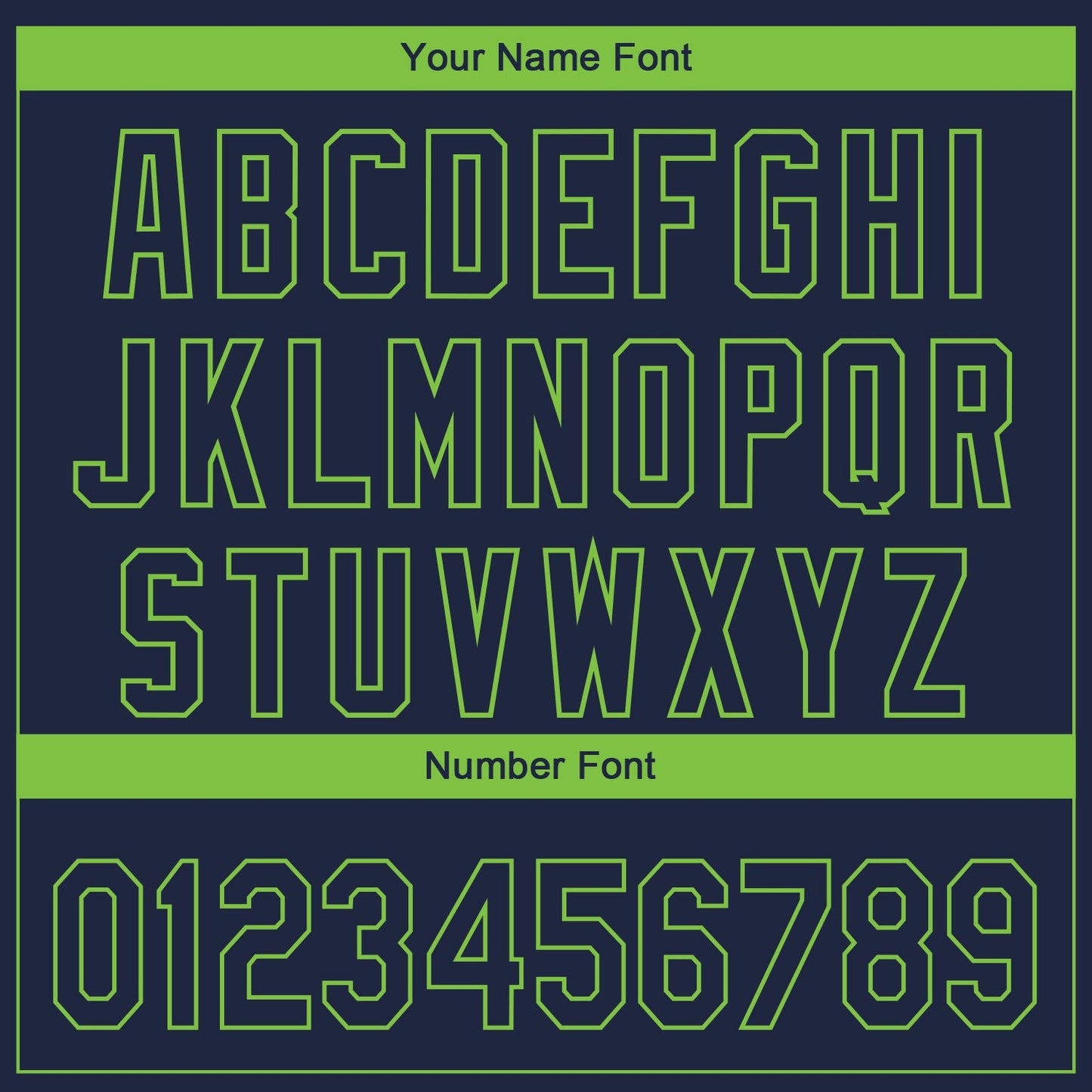 Custom Navy Neon Green 3D Seattle City Edition Fade Fashion Authentic Baseball Jersey baseball jersey product view 5
