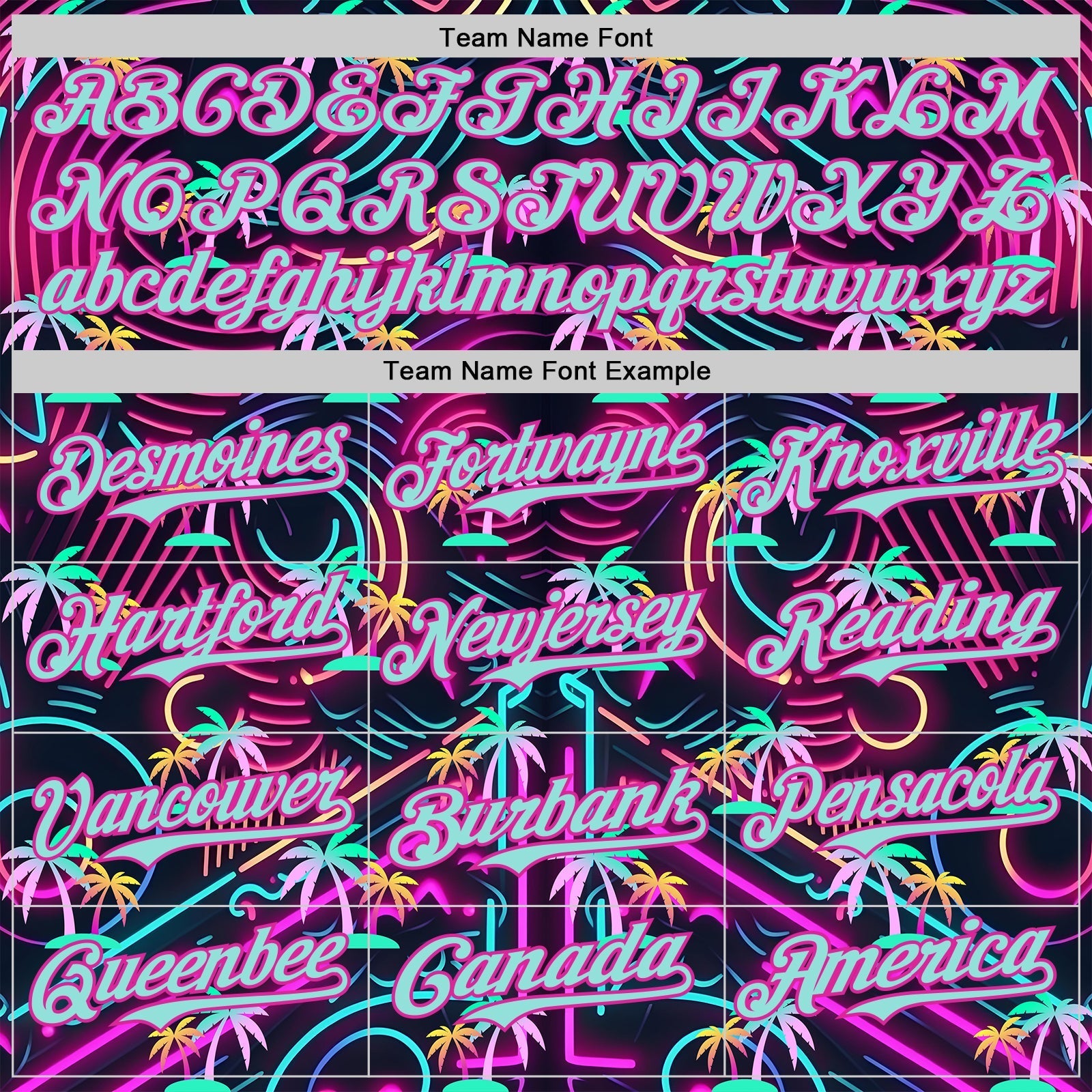 Custom Black Ice Blue-Deep Pink Cyber Tropical Palm Trees Music Festival Authentic Baseball Jersey baseball jersey product view 4