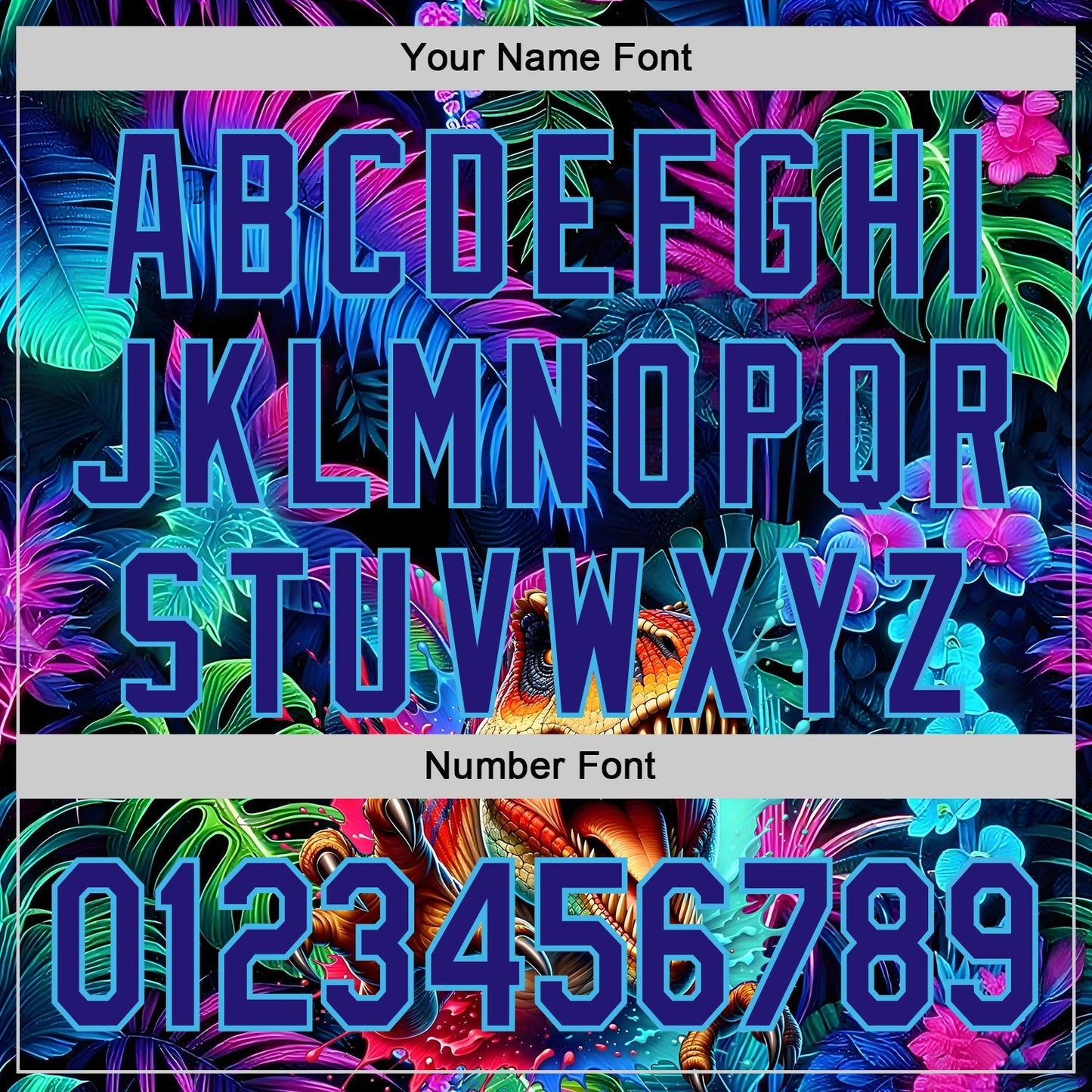 Custom Black Dark Purple-Sky Blue Cyber Tropical Palm Trees Music Festival Gothic Fantasy Authentic Baseball Jersey baseball jersey product view 5