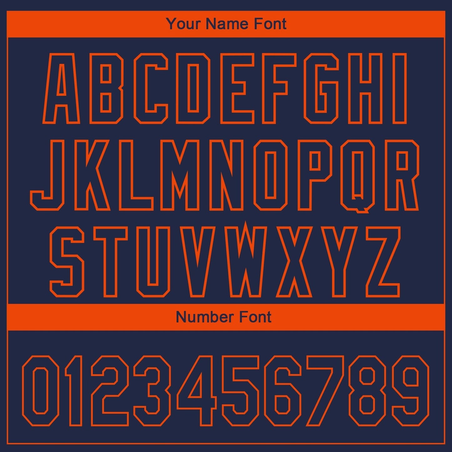Custom Navy Orange 3D Denver City Edition Fade Fashion Authentic Baseball Jersey baseball jersey product view 5
