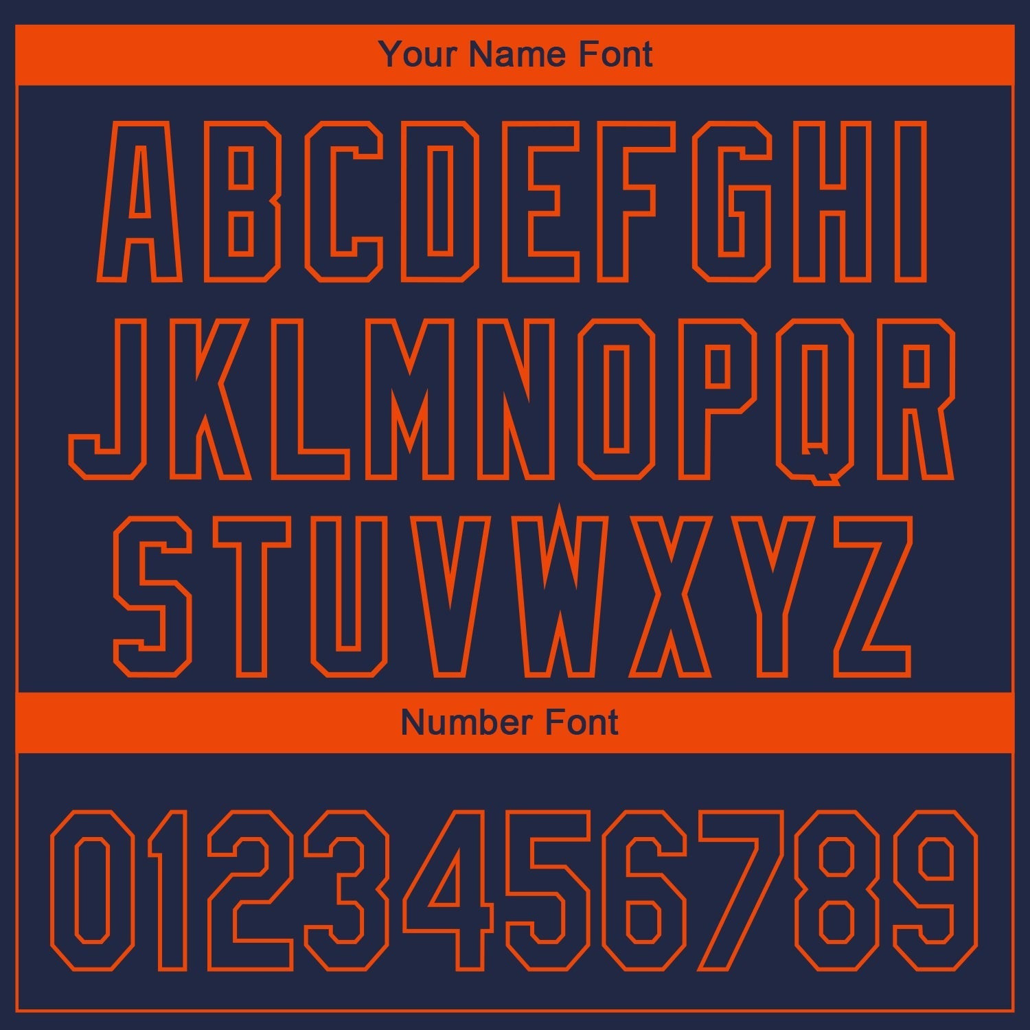 Custom Navy Orange 3D Denver City Edition Fade Fashion Authentic Baseball Jersey baseball jersey product view 5