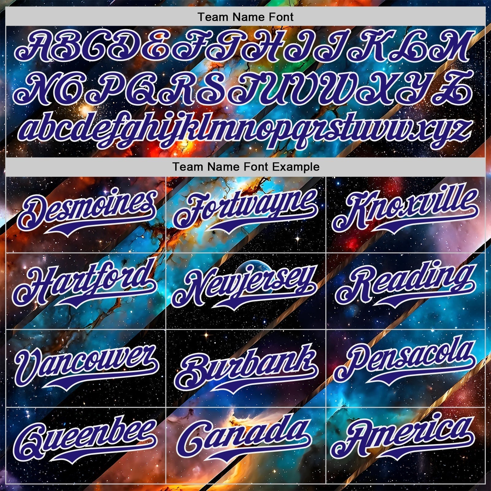 Custom Black Dark Purple-White Galaxy Star Nebula Authentic Baseball Jersey baseball jersey product view 4