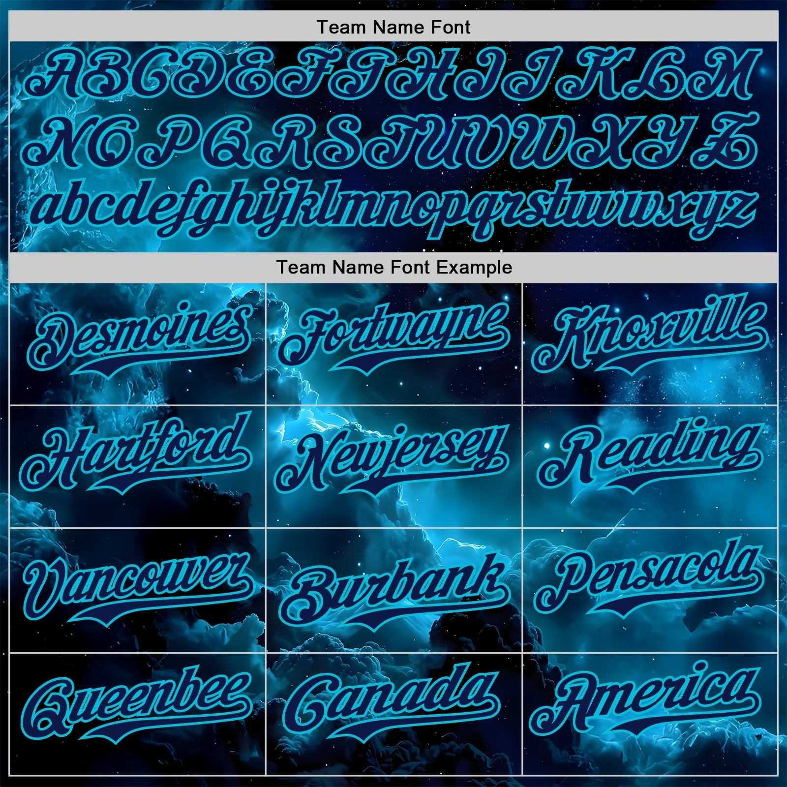 Custom Black Navy-Lakes Blue Galaxy Star Nebula Authentic Baseball Jersey baseball jersey product view 4
