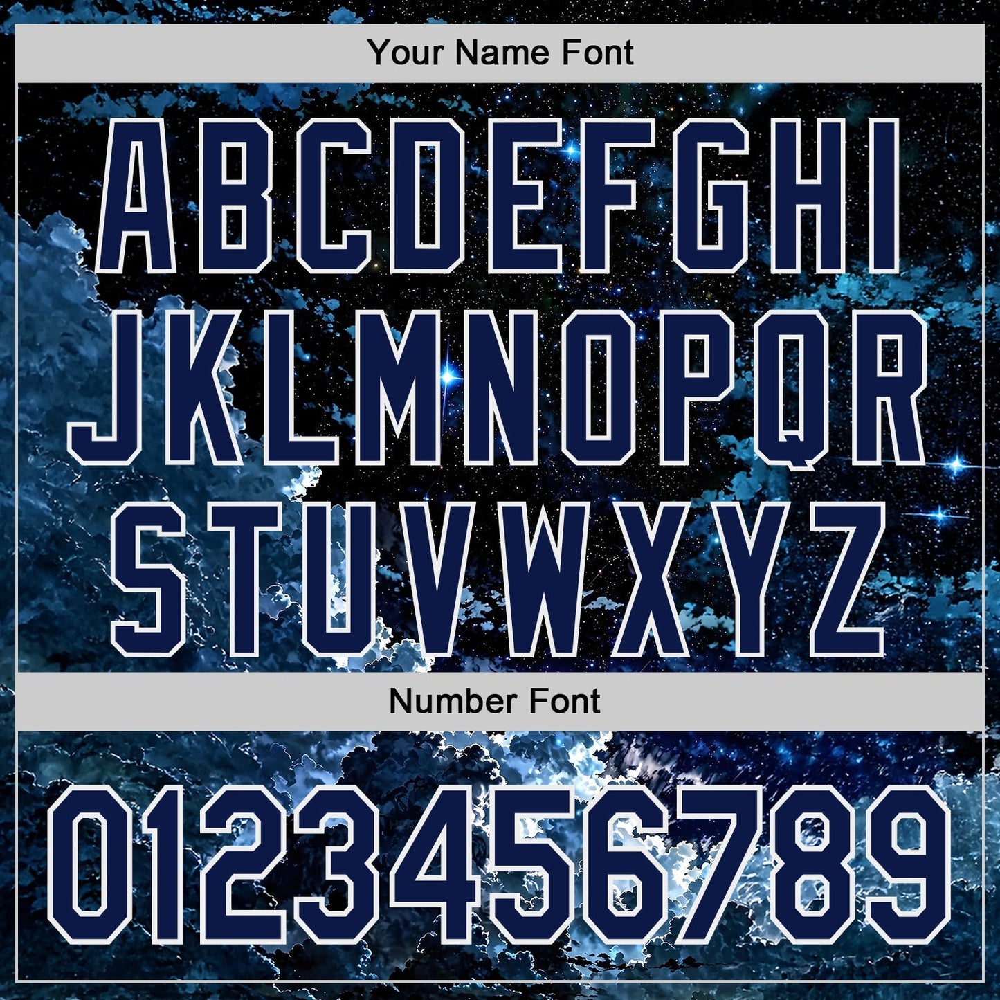 Custom Black Navy-White Galaxy Star Nebula Authentic Baseball Jersey baseball jersey product view 5