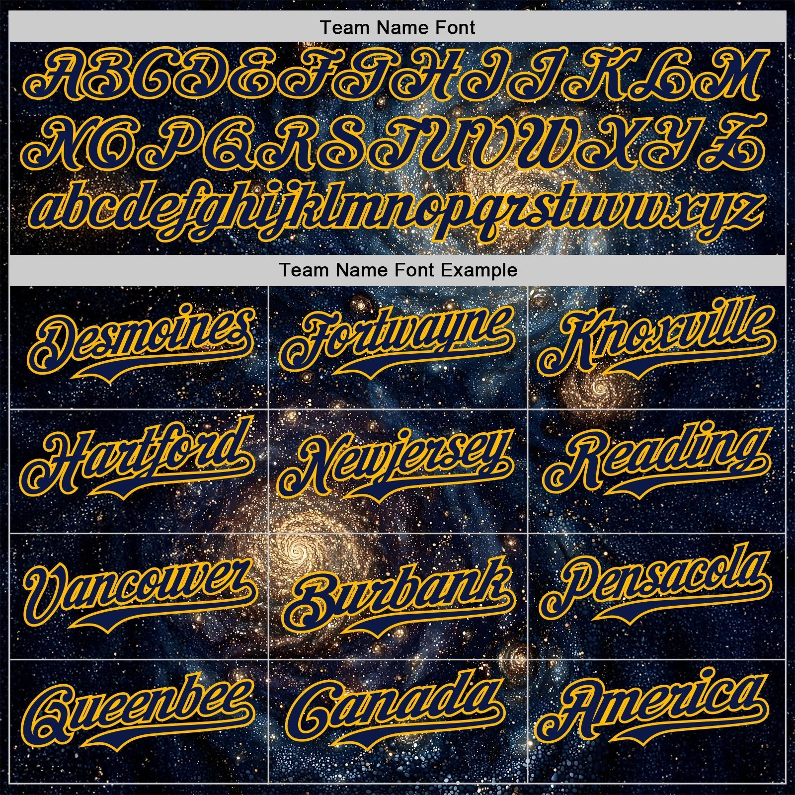 Custom Black Navy-Gold Galaxy Star Authentic Baseball Jersey baseball jersey product view 4