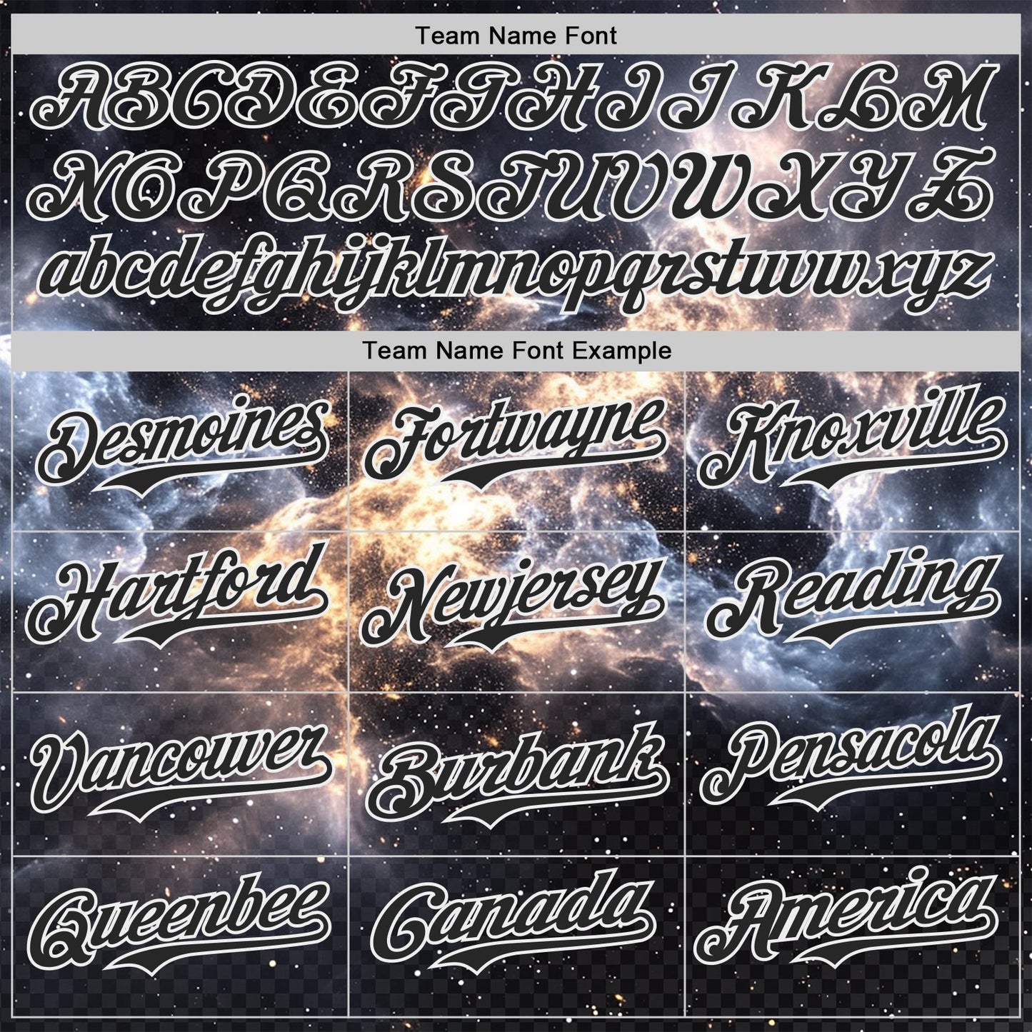 Custom Black-White Galaxy Star Nebula Authentic Baseball Jersey baseball jersey product view 4
