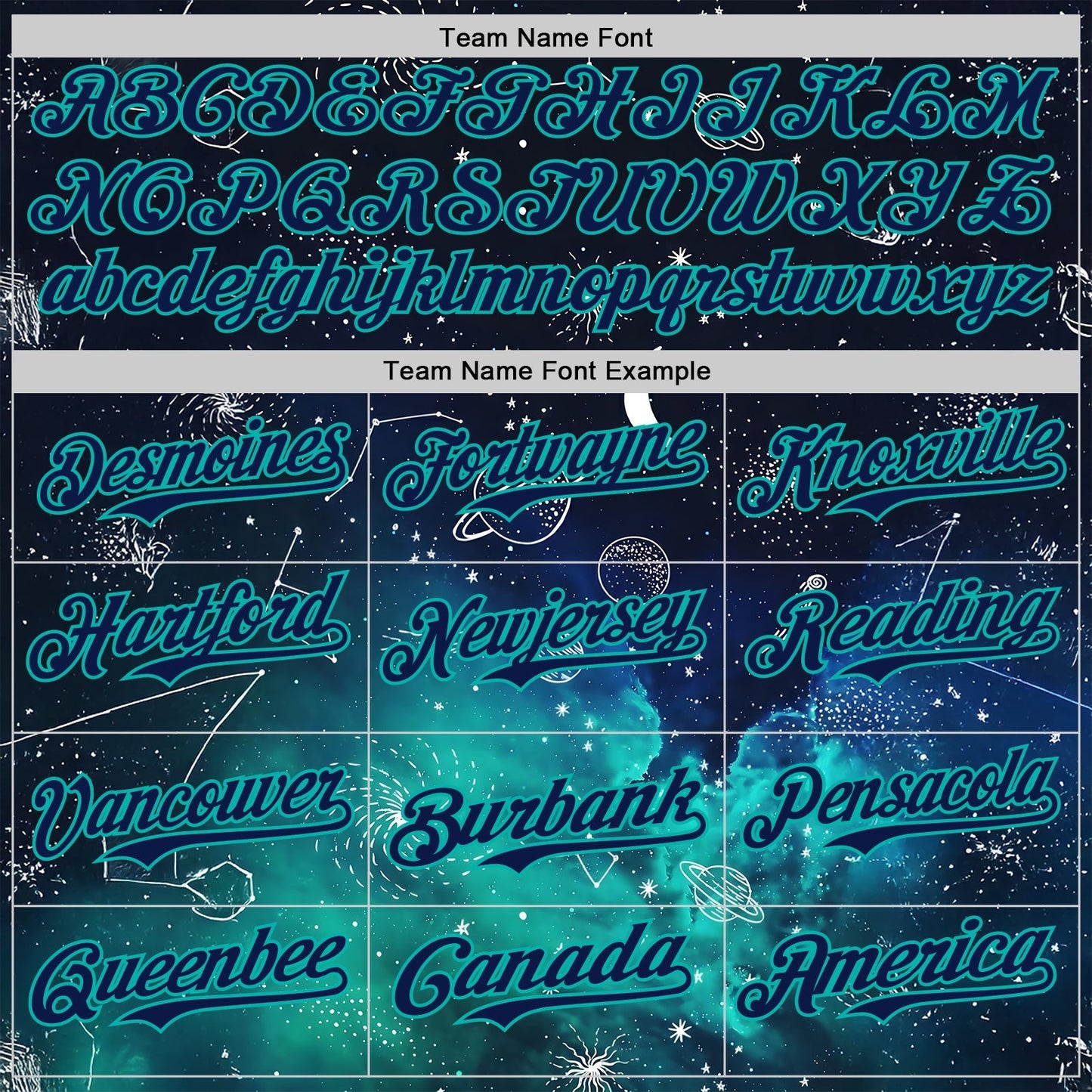 Custom Black Navy-Aqua Galaxy Star Authentic Baseball Jersey baseball jersey product view 4