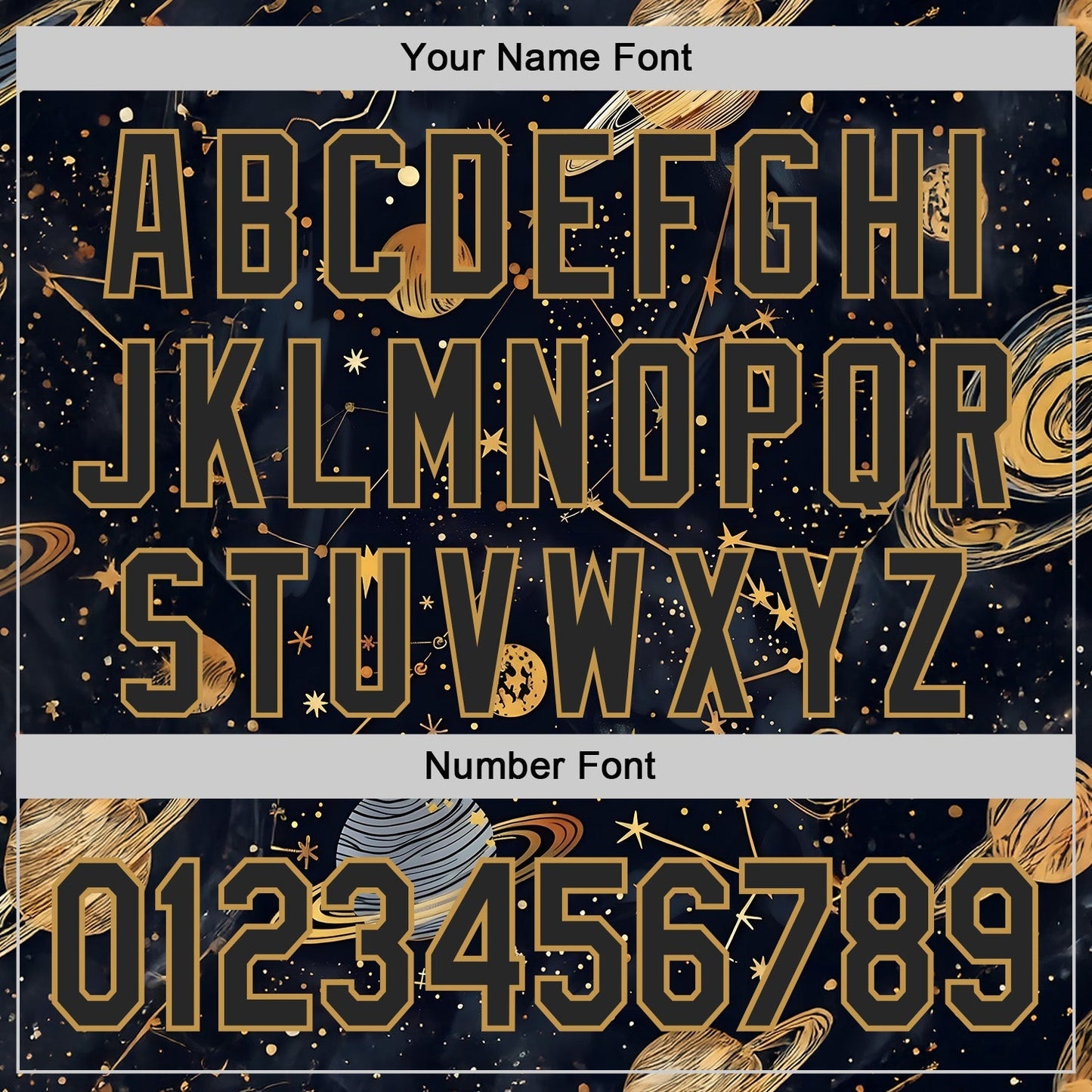 Custom Black-Vegas Gold Galaxy Star Authentic Baseball Jersey baseball jersey product view 5