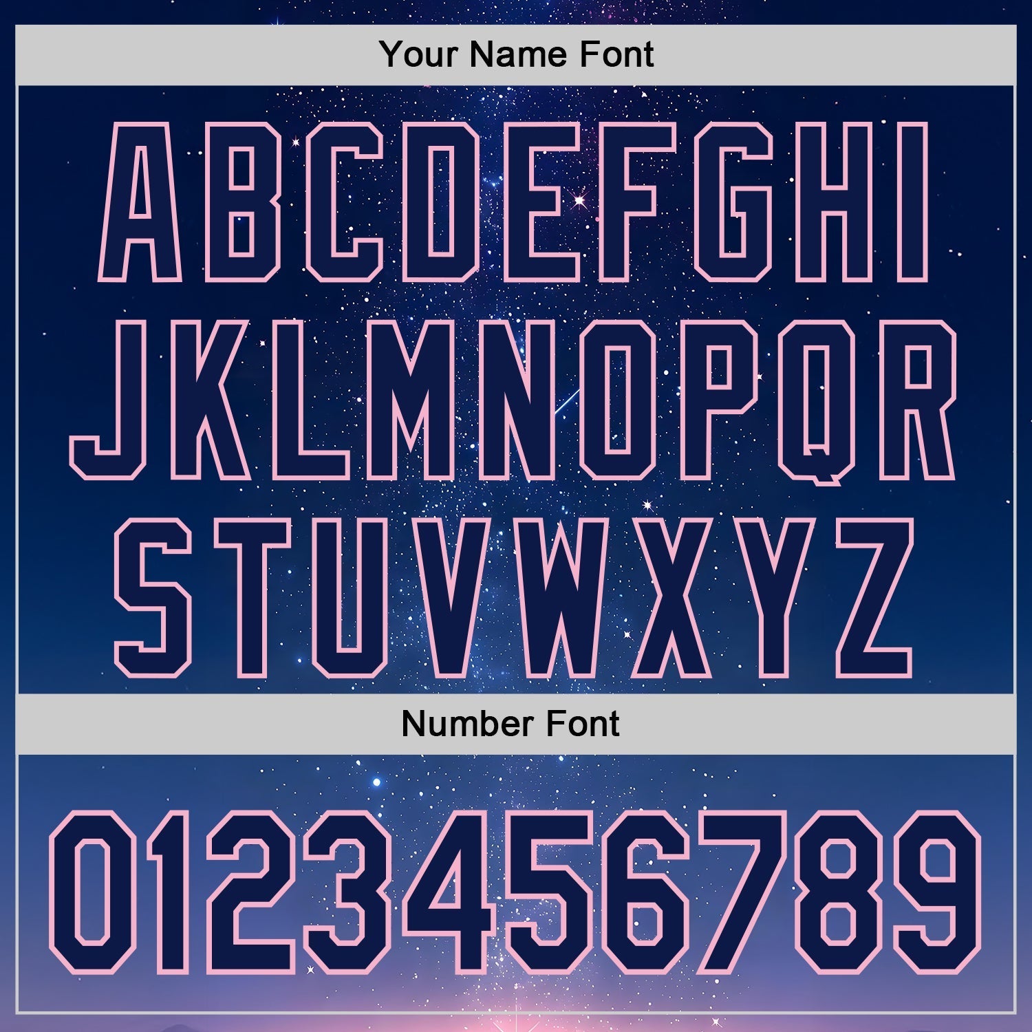 Custom Navy-Light Pink Galaxy Star Authentic Baseball Jersey baseball jersey product view 5