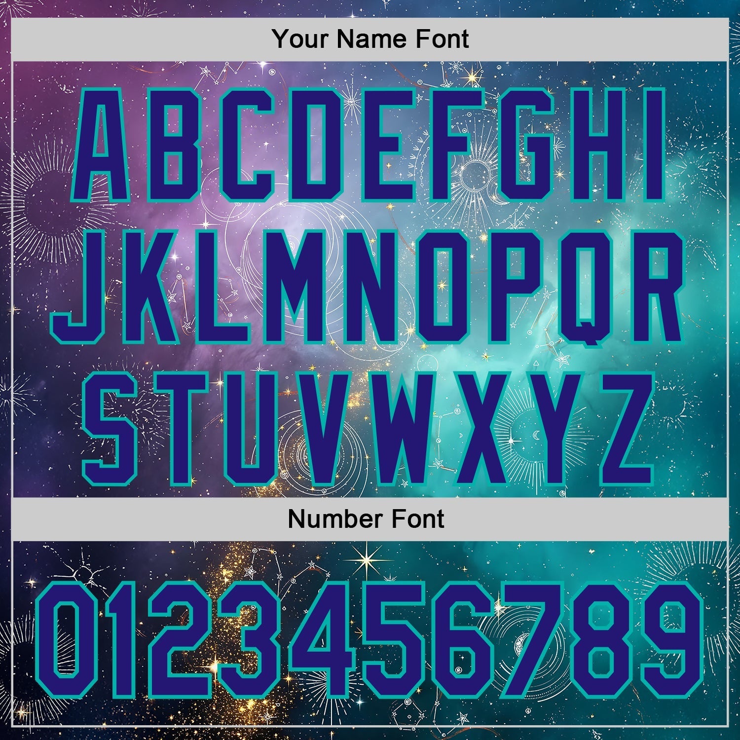 Custom Purple Dark Purple Gray-Aqua Galaxy Star Nebula Authentic Baseball Jersey baseball jersey product view 5