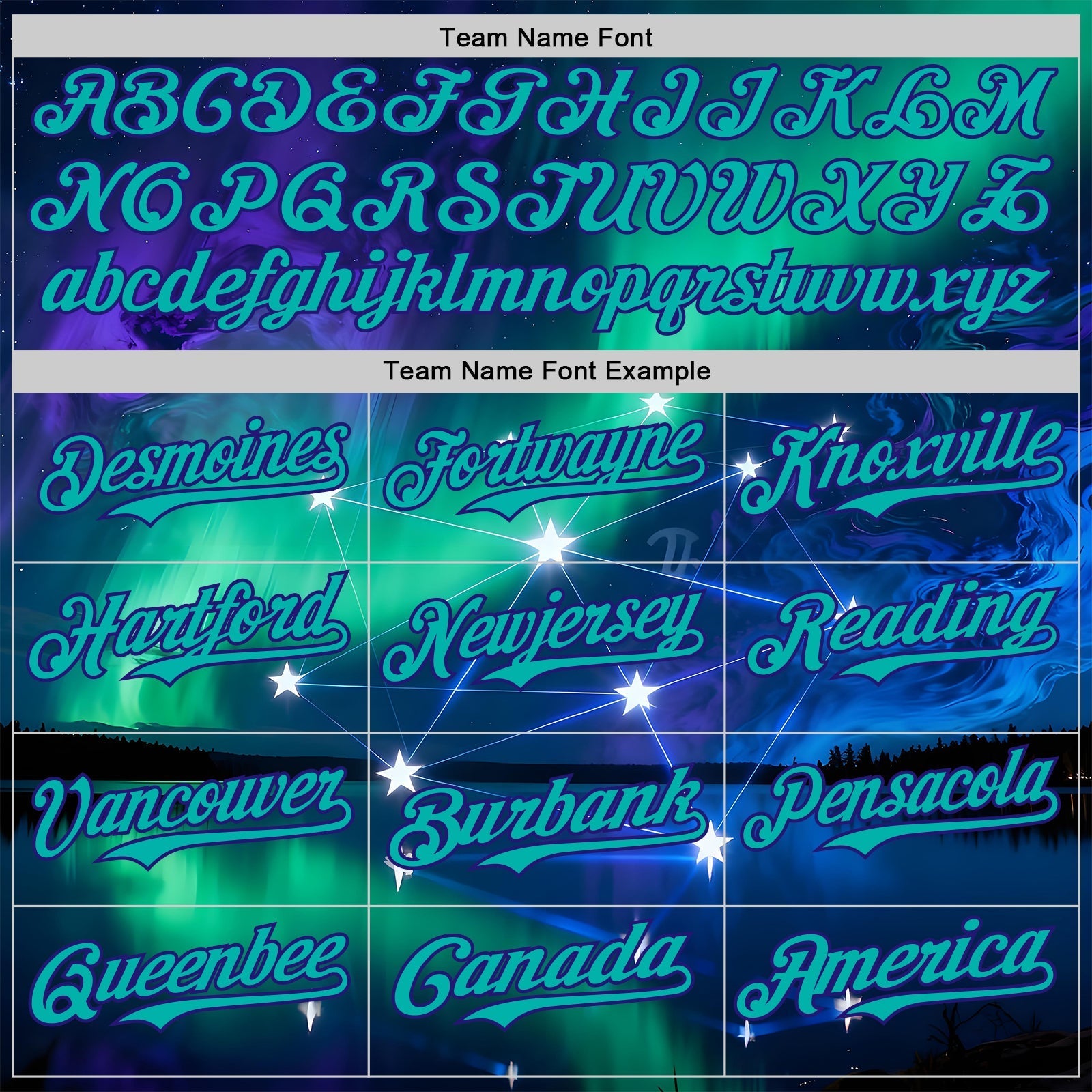 Custom Blue Aqua-Dark Purple Galaxy Star Authentic Baseball Jersey baseball jersey product view 4