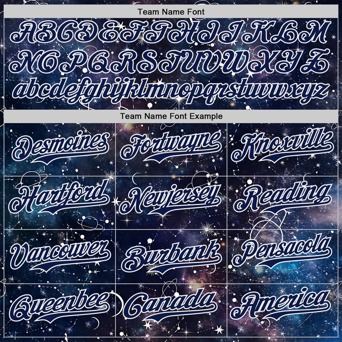 Custom Navy-White Galaxy Star Nebula Authentic Baseball Jersey baseball jersey product view 4