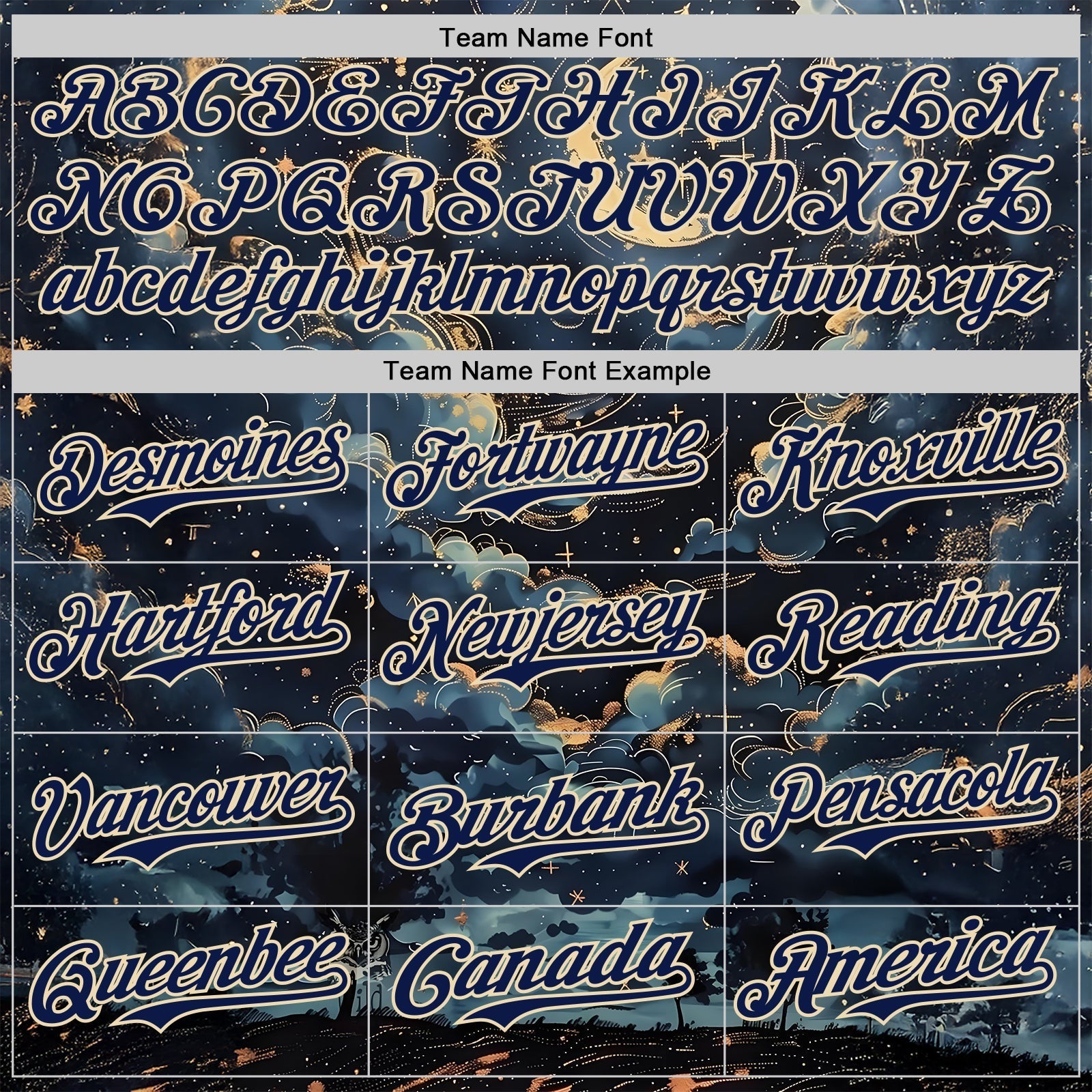 Custom Navy-Cream Galaxy Star Nebula Authentic Baseball Jersey baseball jersey product view 4