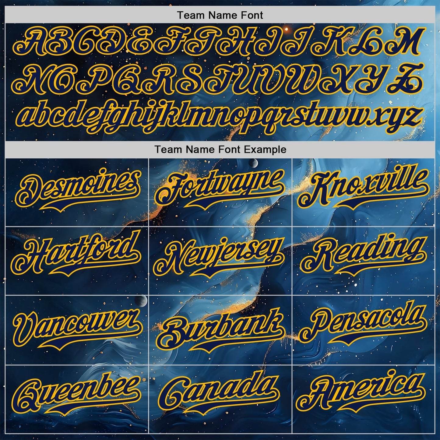 Custom Black Navy-Gold Galaxy Star Nebula Authentic Baseball Jersey baseball jersey product view 4