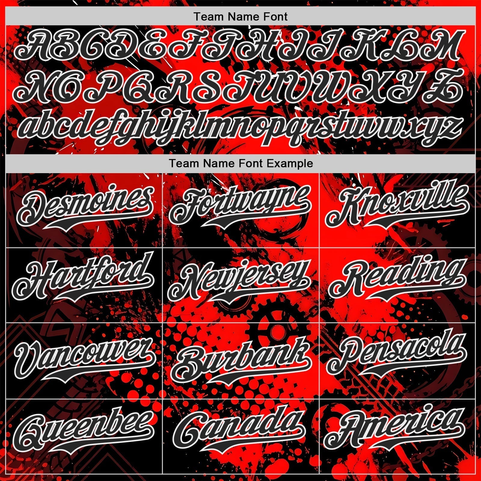 Custom Red Black-White 3D Pattern Design Motorcycle Motocross Halftone Dot Authentic Baseball Jersey baseball jersey product view 4