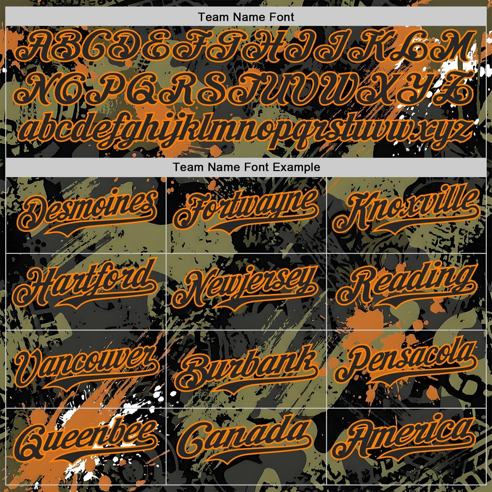 Custom Black Olive-Bay Orange 3D Pattern Design Motorcycle Motocross Splash Authentic Baseball Jersey baseball jersey product view 4