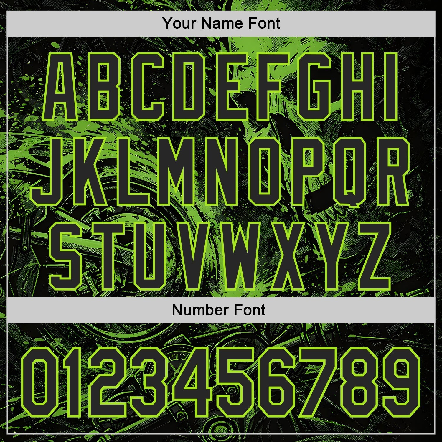 Custom Black-Neon Green 3D Pattern Design Motorcycle Motocross Skull Authentic Baseball Jersey baseball jersey product view 5