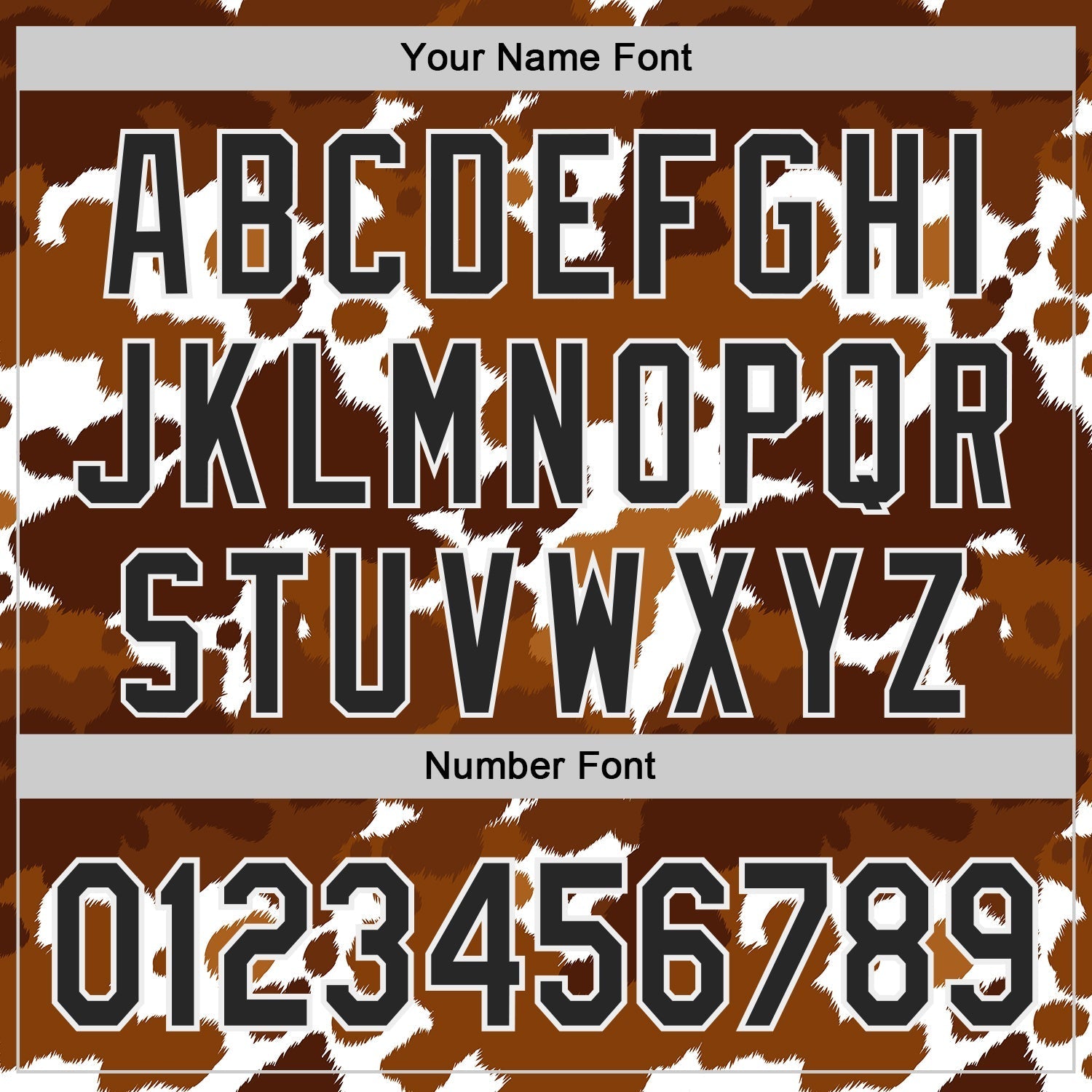 Custom Brown Black-White Leopard Print Authentic Baseball Jersey baseball jersey product view 5
