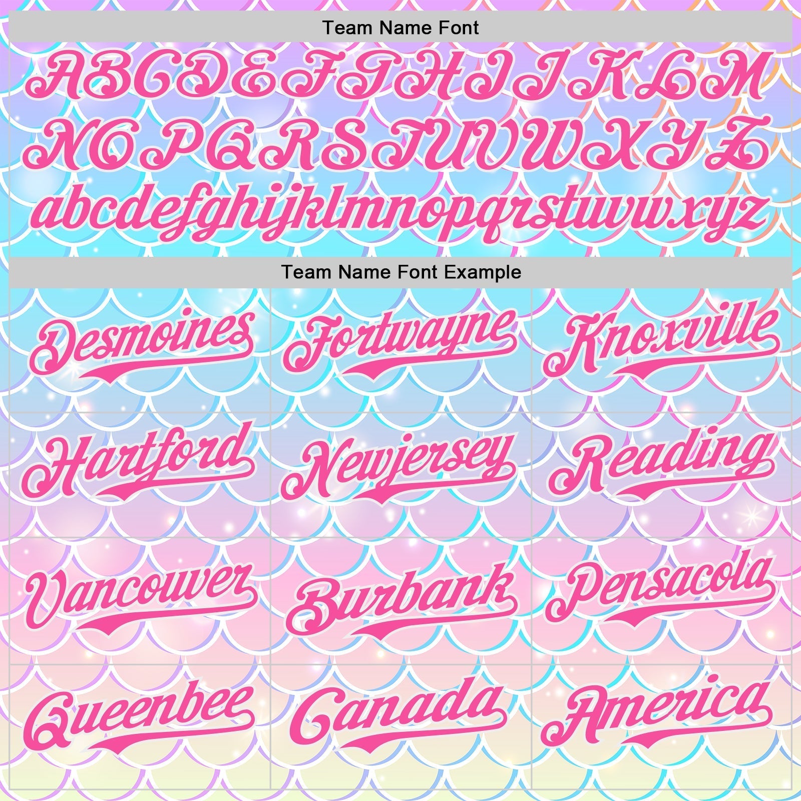 Custom Purple Pink Blue-White Mermaid Skin Authentic Baseball Jersey baseball jersey product view 4