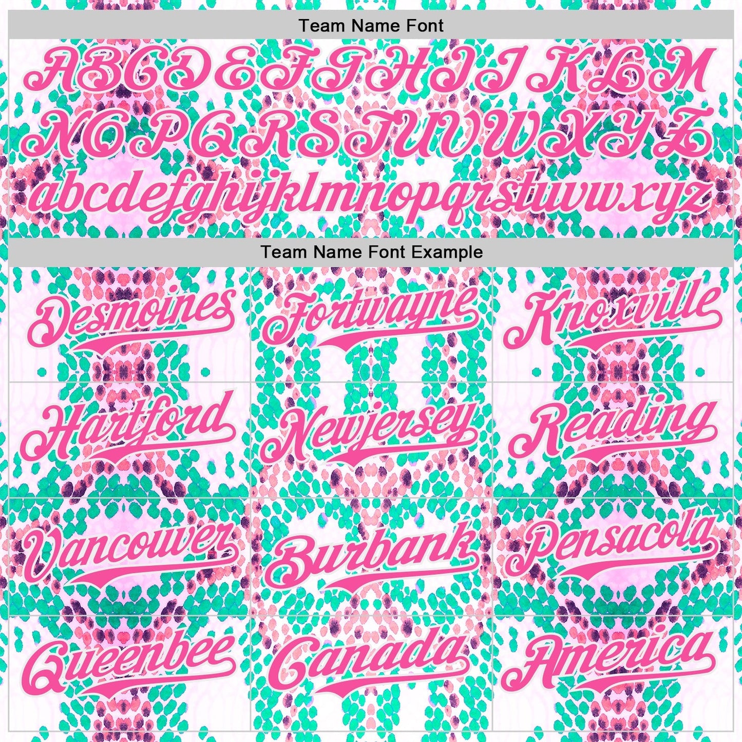 Custom White Pink-Green Snake Skin Authentic Baseball Jersey baseball jersey product view 4
