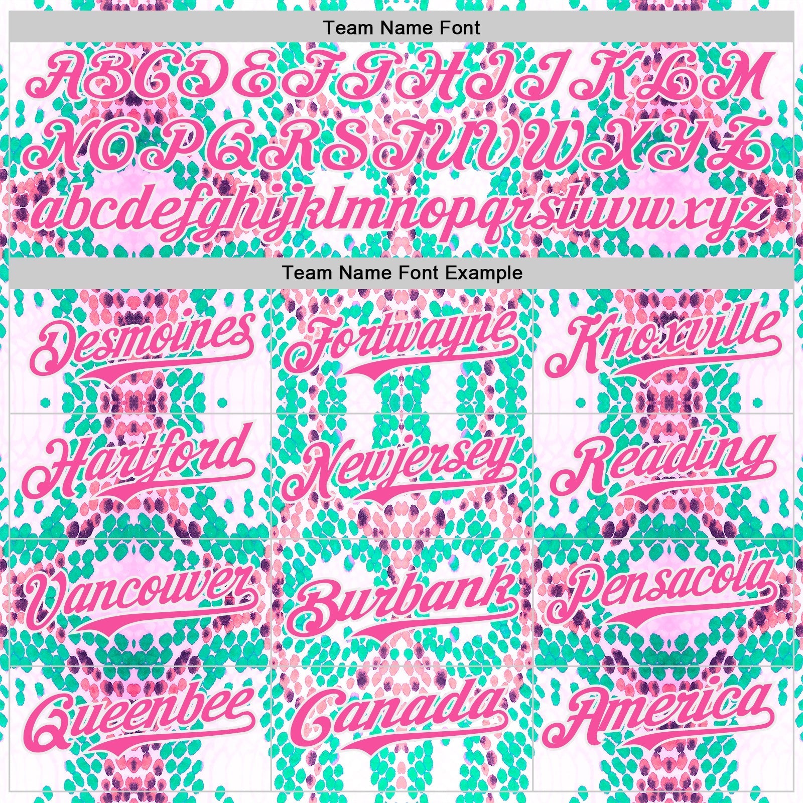 Custom White Pink-Green Snake Skin Authentic Baseball Jersey baseball jersey product view 4