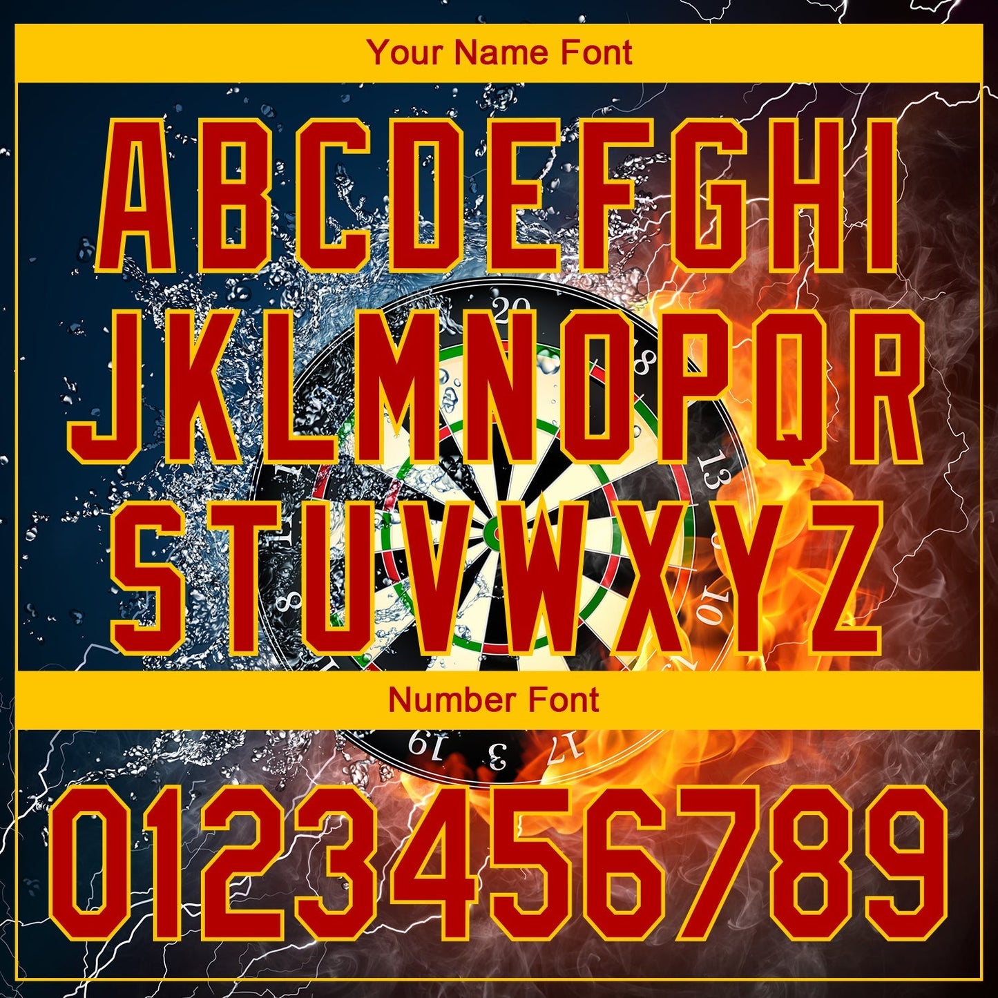 Custom Black Red-Gold 3D Pattern Design Flame Dart Board Authentic Baseball Jersey baseball jersey product view 5