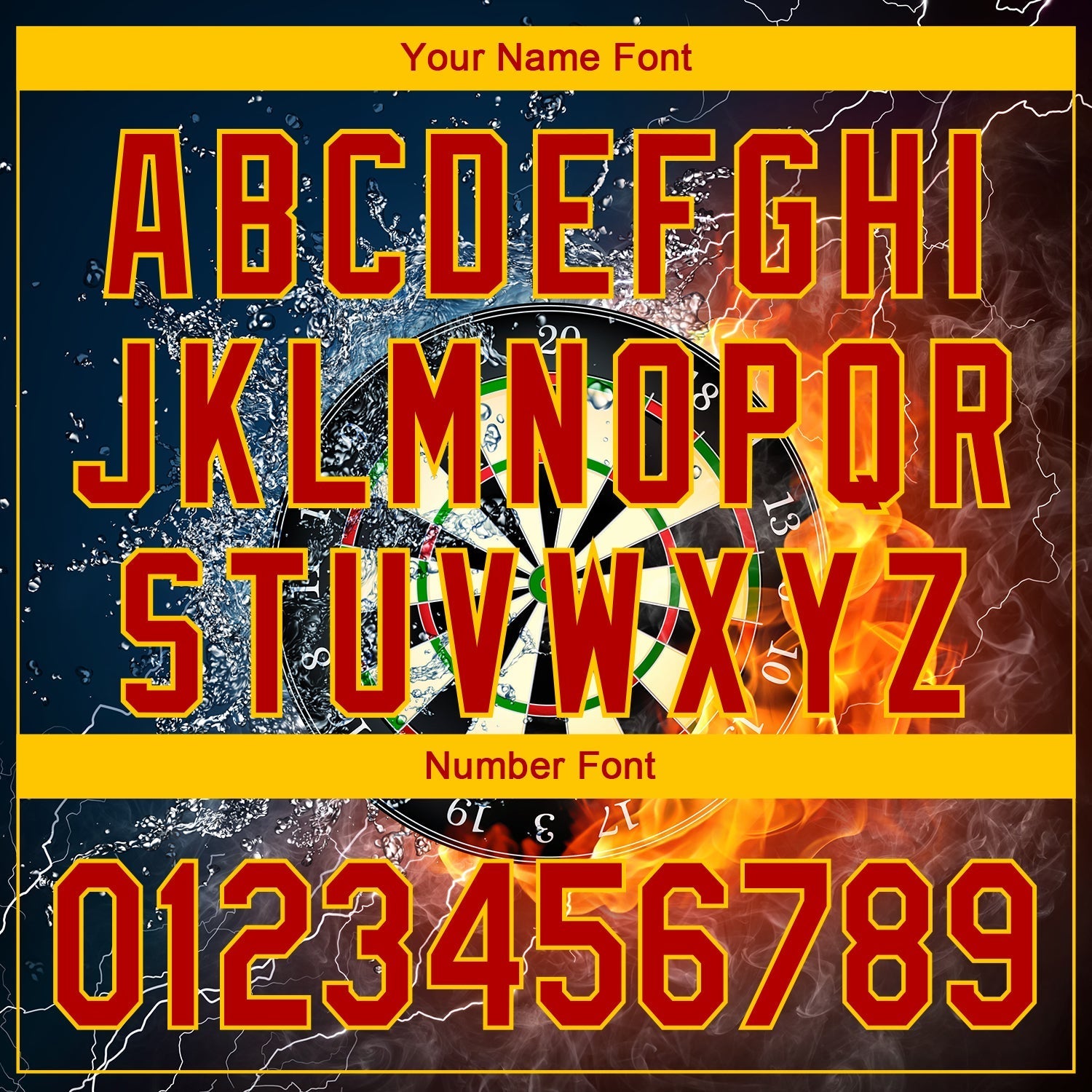 Custom Black Red-Gold 3D Pattern Design Flame Dart Board Authentic Baseball Jersey baseball jersey product view 5
