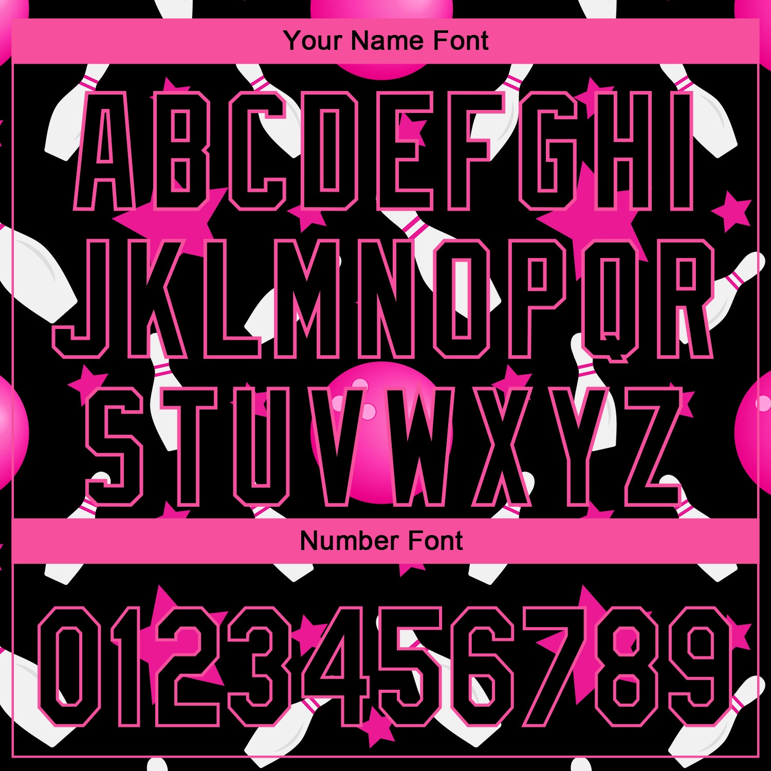 Custom Black Pink 3D Pattern Design Bowling Authentic Baseball Jersey baseball jersey product view 5