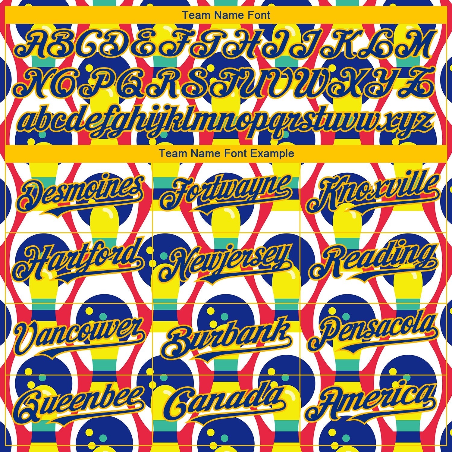 Custom White Royal-Yellow 3D Pattern Design Bowling Authentic Baseball Jersey baseball jersey product view 4