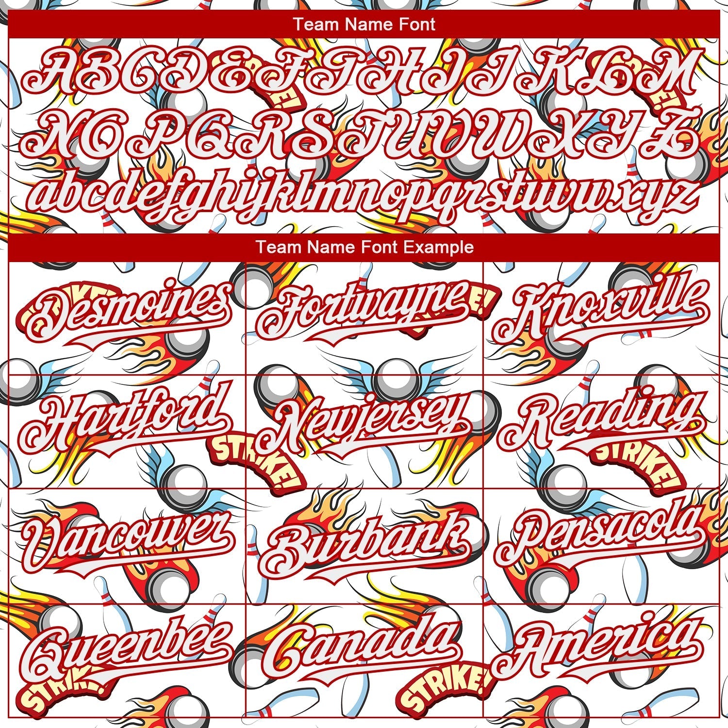 Custom White Red 3D Pattern Design Firely Bowling Authentic Baseball Jersey baseball jersey product view 4