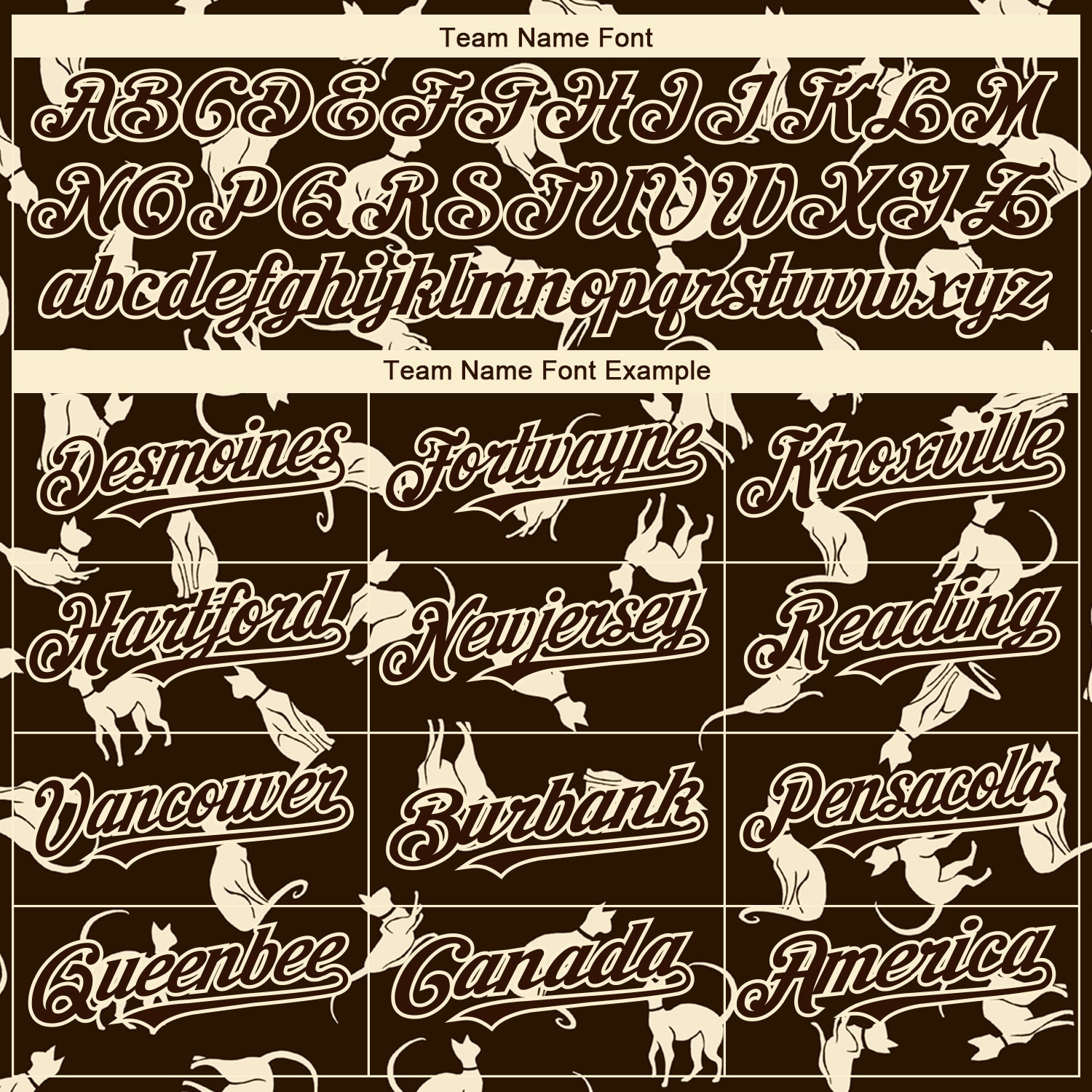 Custom Brown Cream 3D Pattern Design Cat Authentic Baseball Jersey baseball jersey product view 4