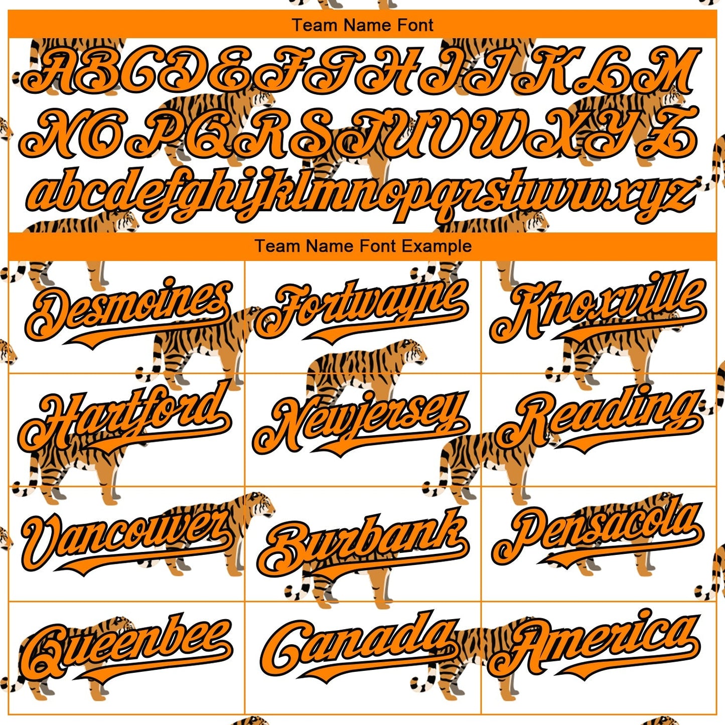 Custom White Bay Orange-Black 3D Pattern Design Tiger Authentic Baseball Jersey baseball jersey product view 4
