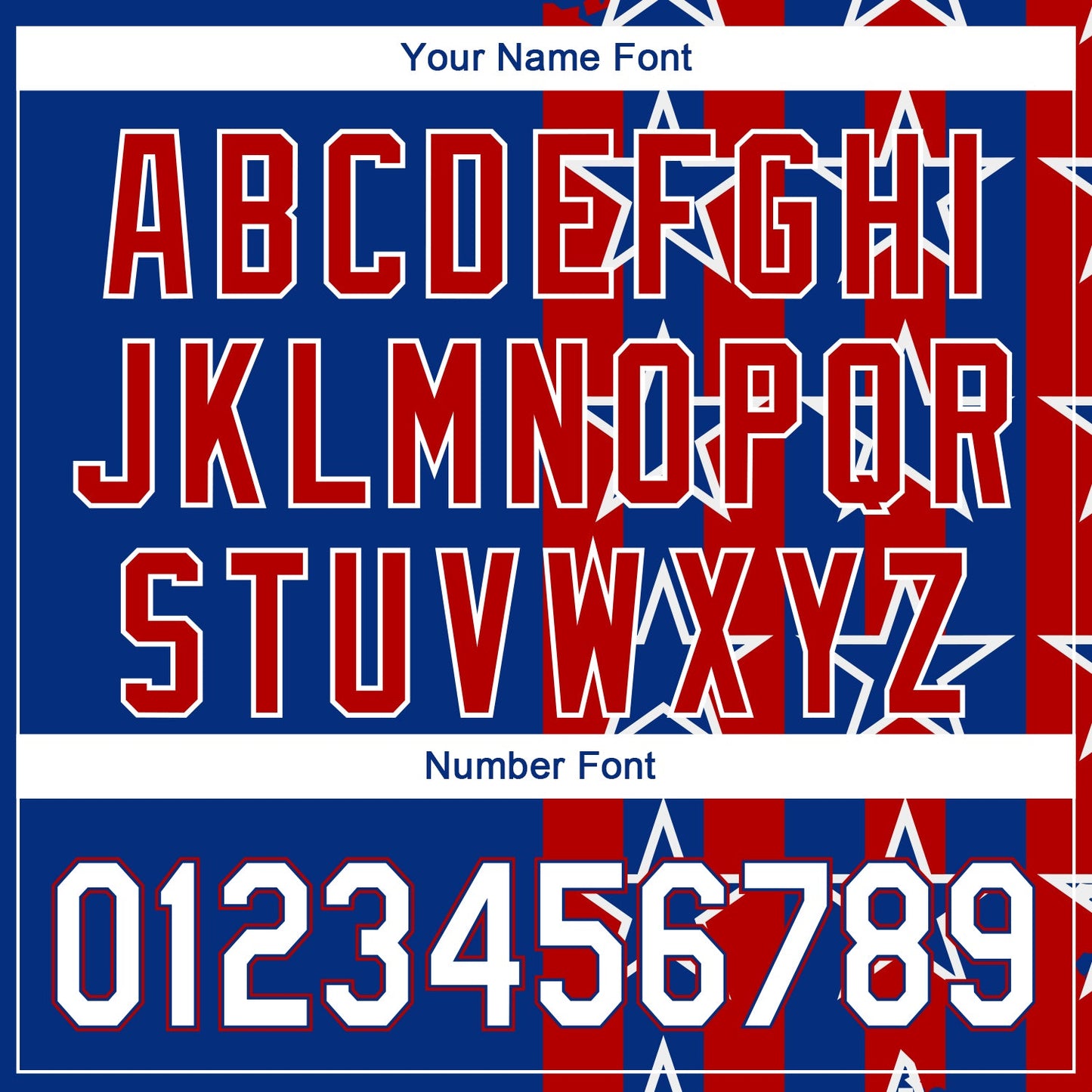Custom Royal White Red 3D American Flag Authentic Baseball Jersey baseball jersey product view 5