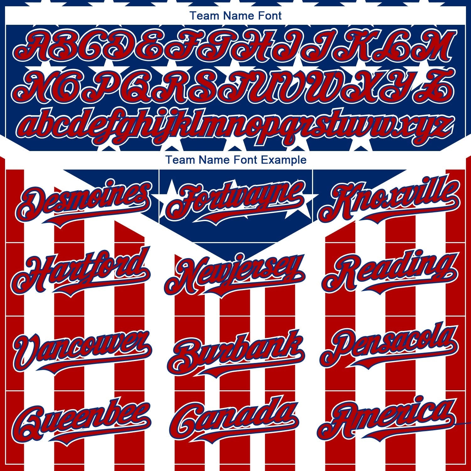 Custom Royal Red-White 3D American Flag Authentic Baseball Jersey baseball jersey product view 3
