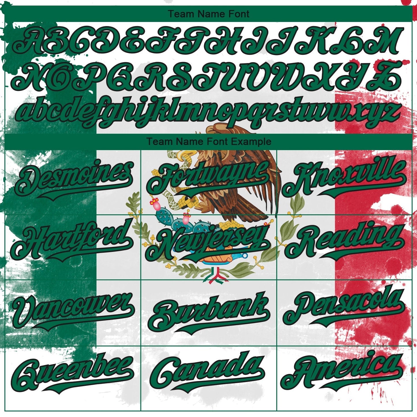 Custom White Red Kelly Green-Black 3D Mexican Flag Grunge Design Authentic Baseball Jersey baseball jersey product view 4