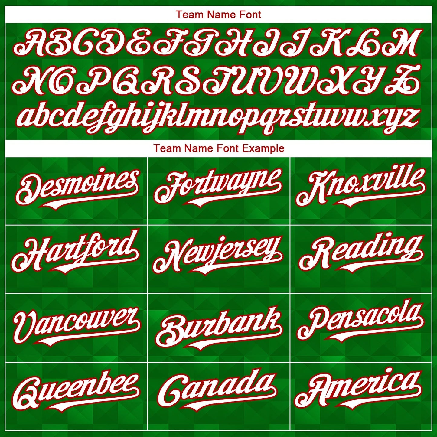 Custom Kelly Green White-Red 3D Mexico Authentic Baseball Jersey baseball jersey product view 4