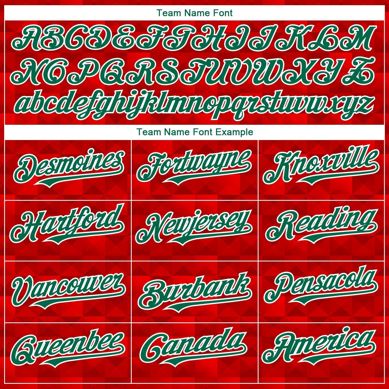 Custom Red Kelly Green-White 3D Mexico Authentic Baseball Jersey baseball jersey product view 4
