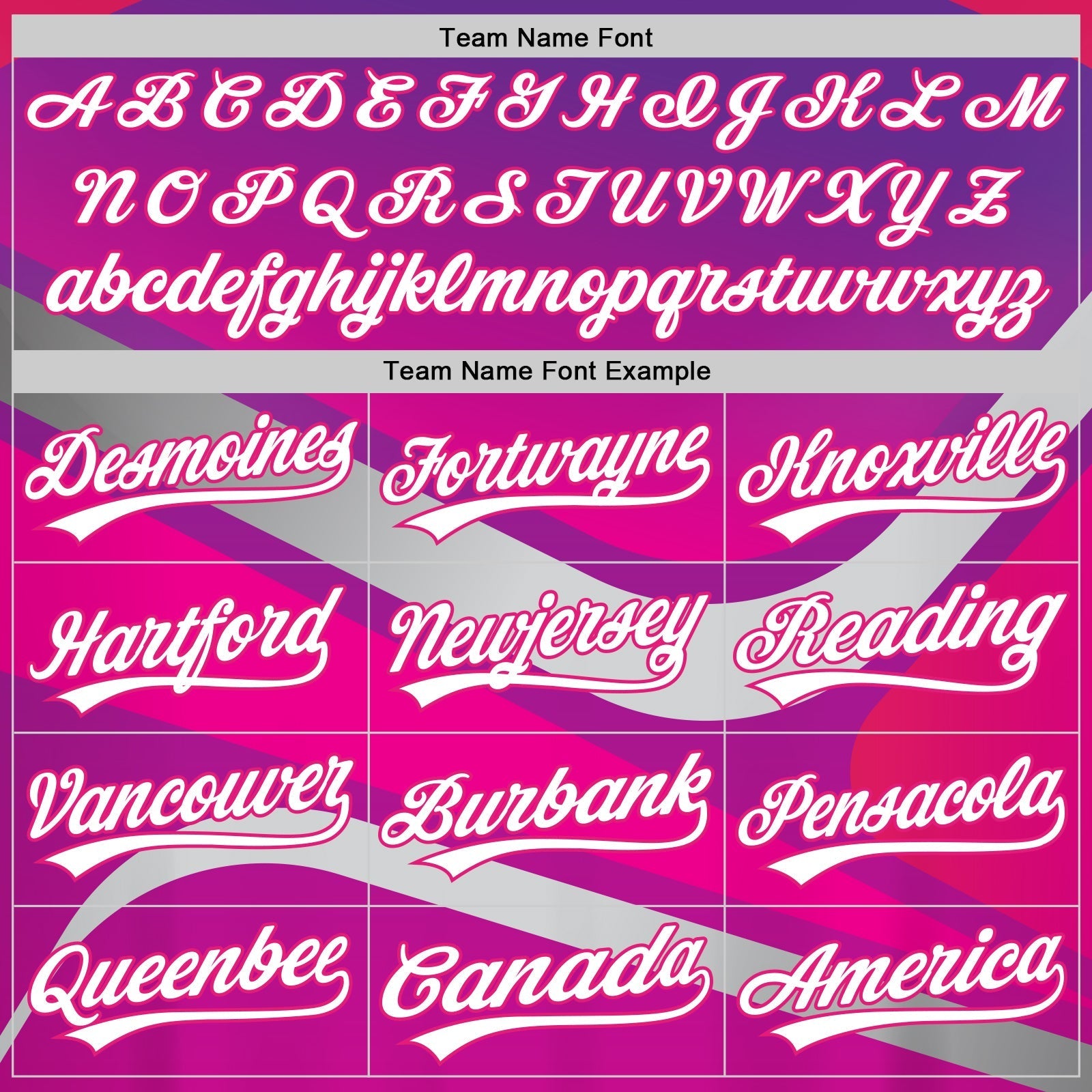 Custom Purple White-Hot Pink 3D Pattern Design Abstract Sport Authentic Baseball Jersey baseball jersey product view 4