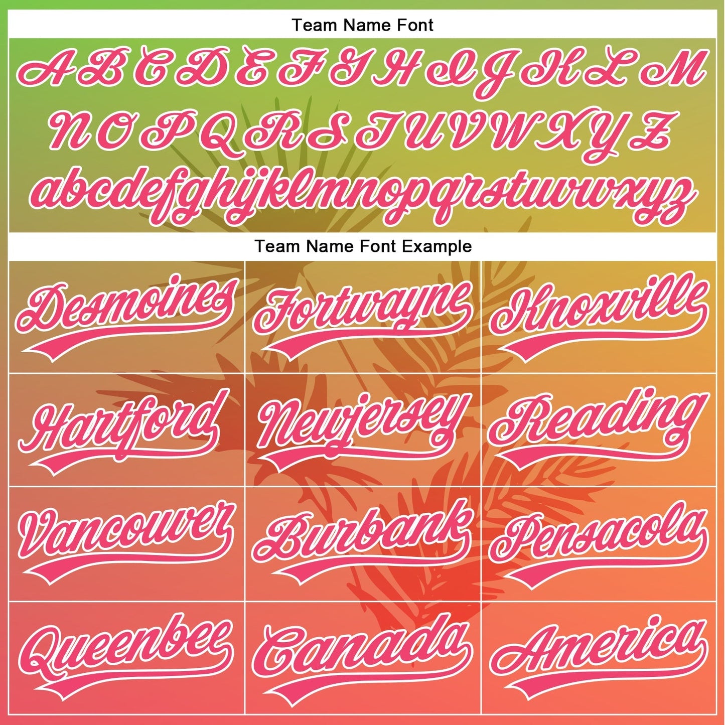 Custom Neon Green Neon Pink-White 3D Pattern Design Hawaii Palm Leaves Authentic Baseball Jersey baseball jersey product view 4