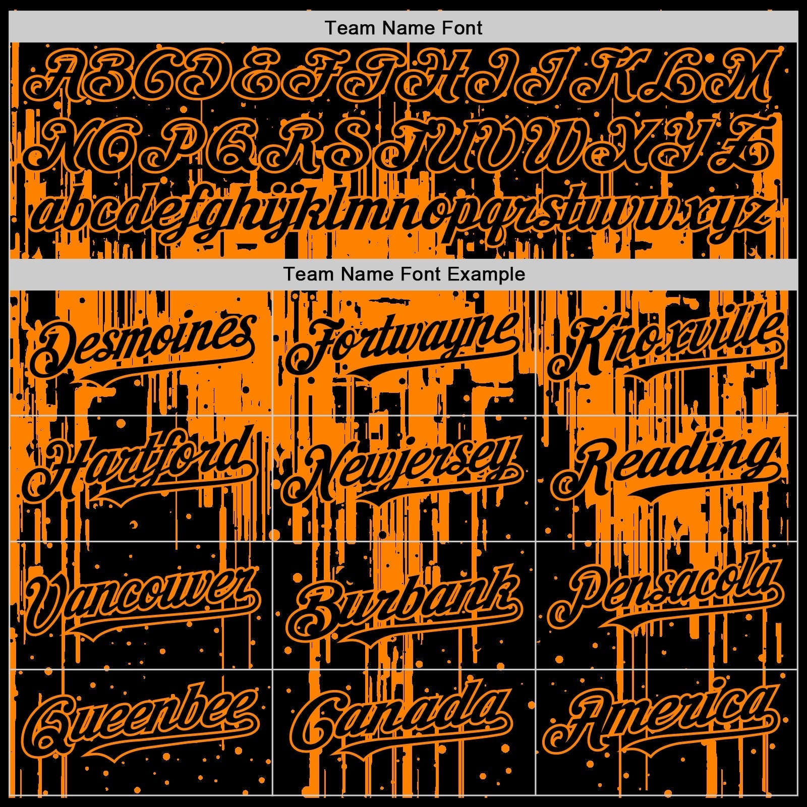 Custom Black Bay Orange 3D Pattern Design Dripping Splatter Art Authentic Baseball Jersey baseball jersey product view 4