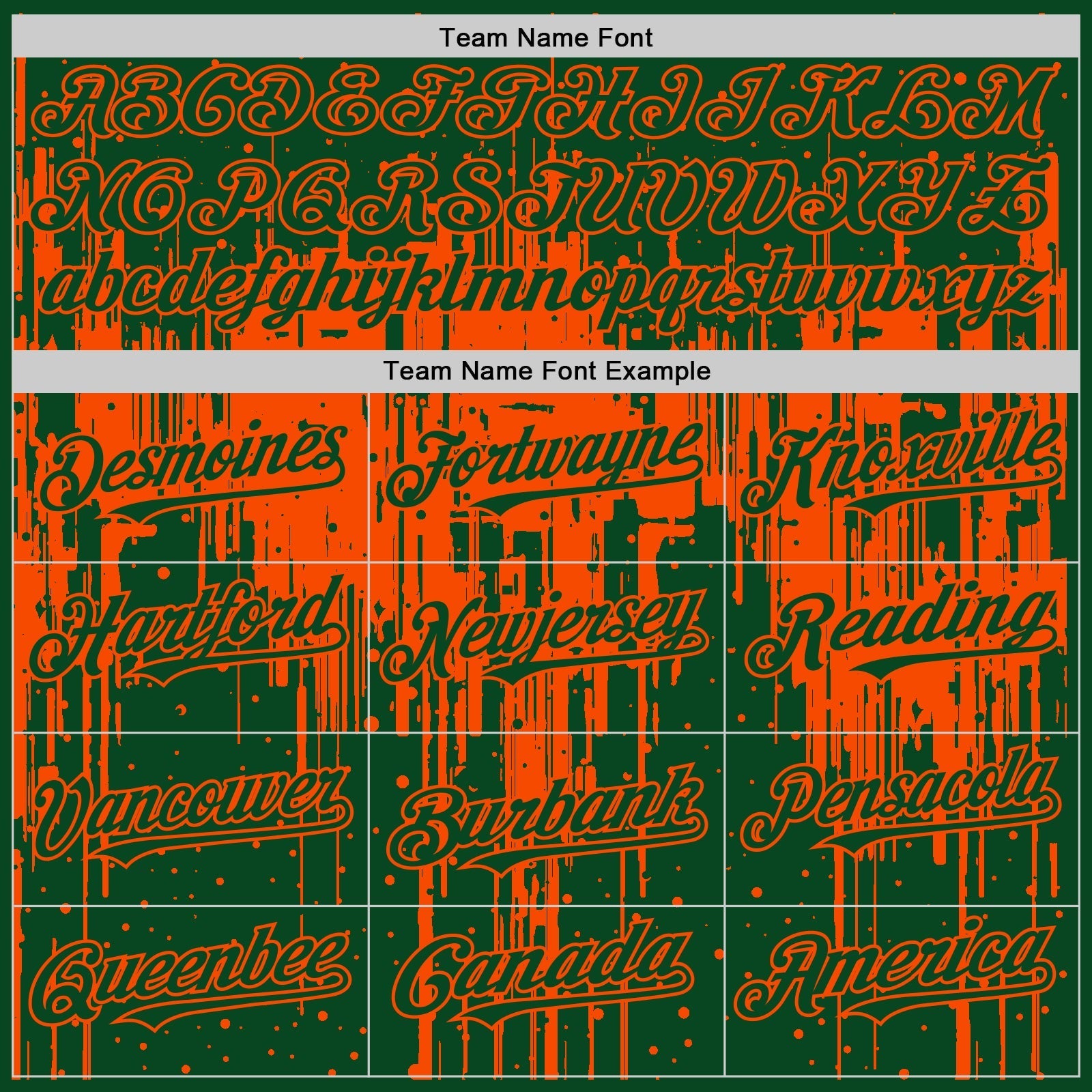 Custom Green Orange 3D Pattern Design Dripping Splatter Art Authentic Baseball Jersey baseball jersey product view 4
