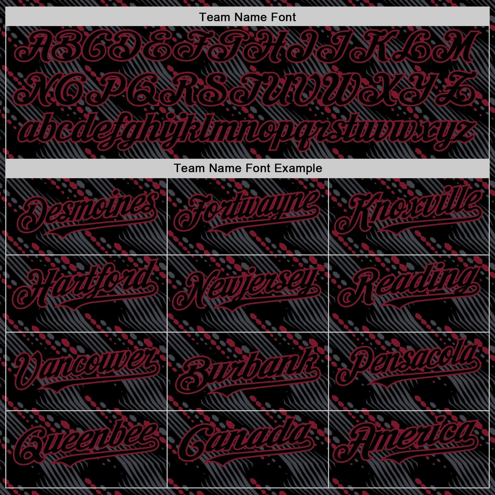 Custom Black Crimson 3D Pattern Design Slant Lines Authentic Baseball Jersey baseball jersey product view 4