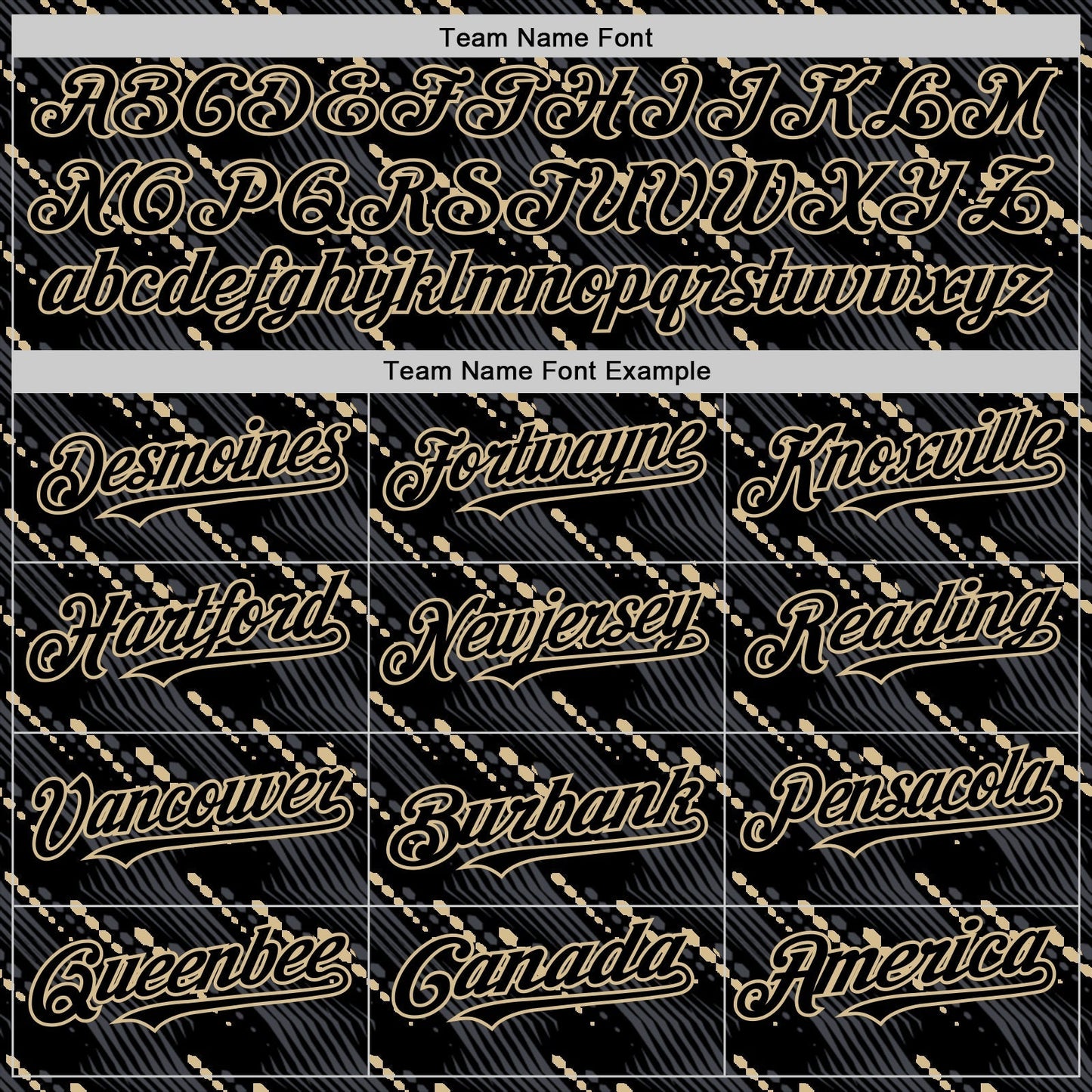Custom Black Vegas Gold 3D Pattern Design Slant Lines Authentic Baseball Jersey baseball jersey product view 4