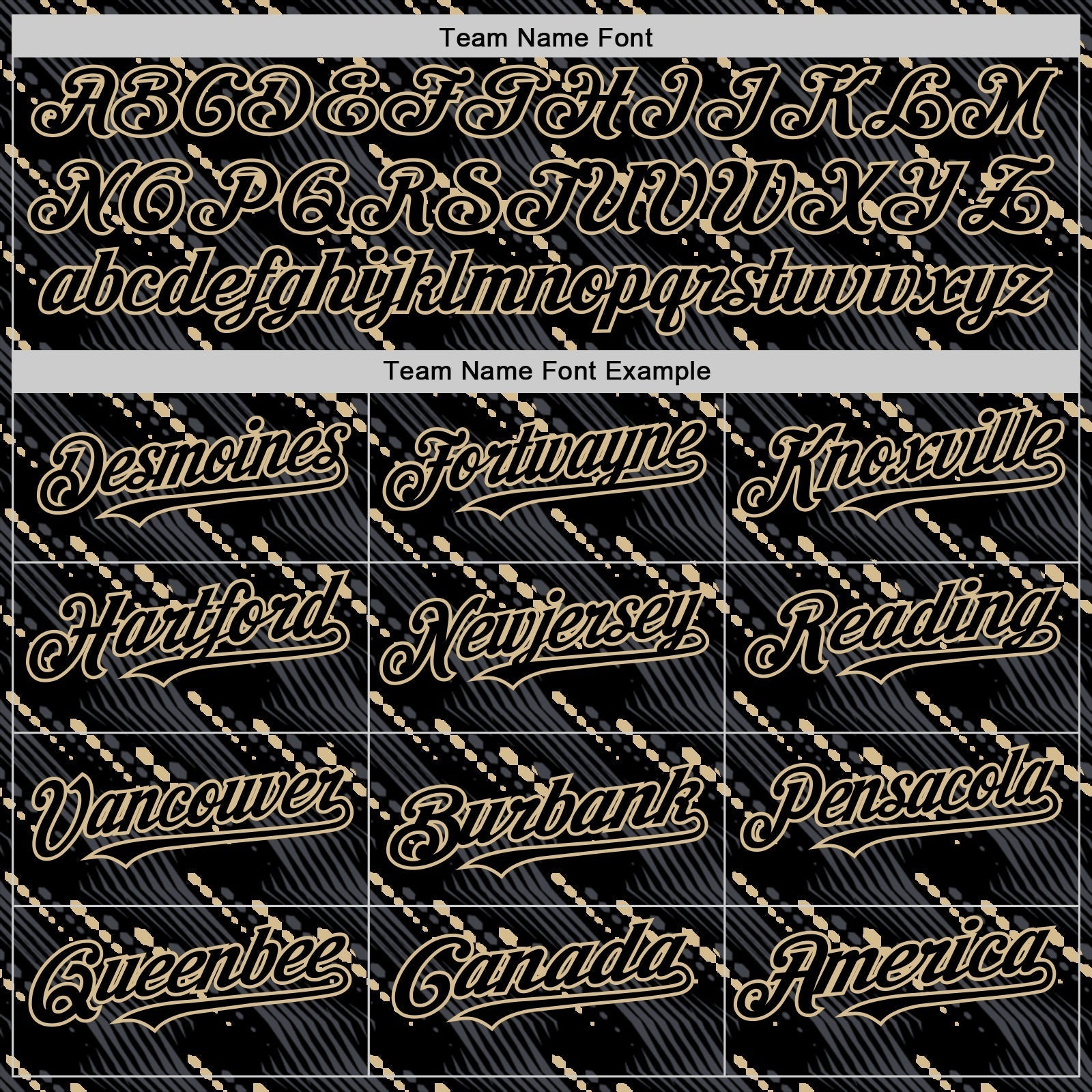 Custom Black Vegas Gold 3D Pattern Design Slant Lines Authentic Baseball Jersey baseball jersey product view 4