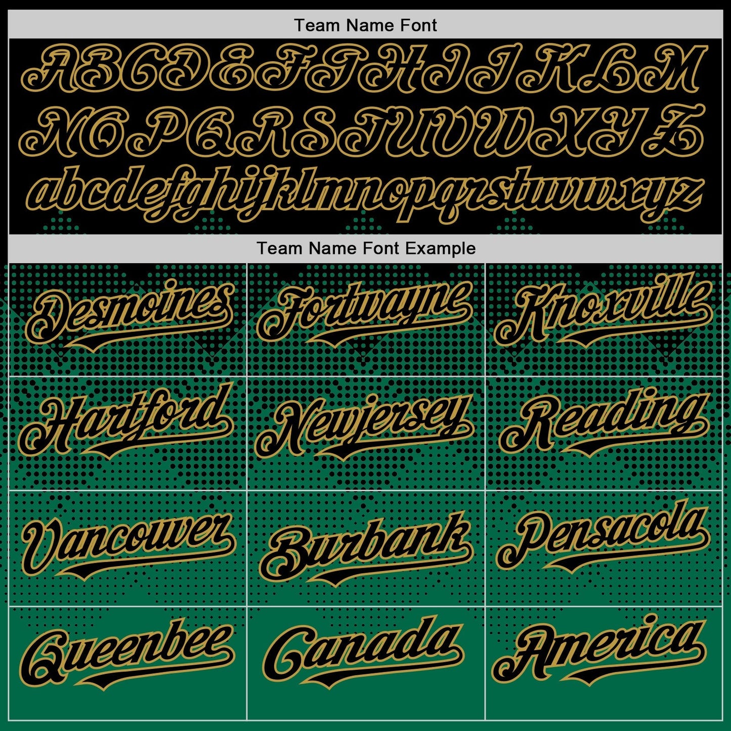 Custom Black Kelly Green-Old Gold 3D Pattern Design Gradient Square Shapes Authentic Baseball Jersey baseball jersey product view 4
