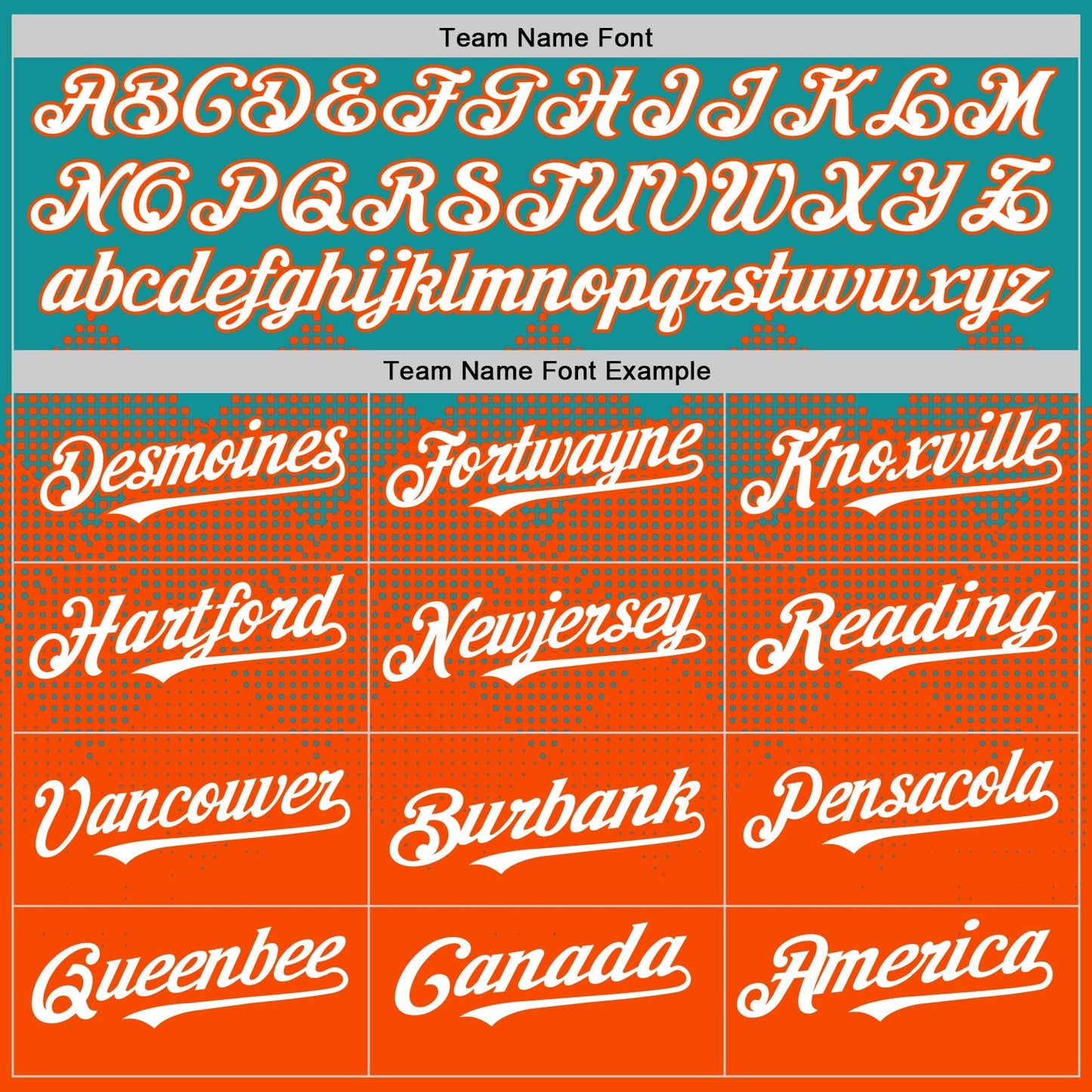 Custom Teal White-Orange 3D Pattern Design Gradient Square Shapes Authentic Baseball Jersey baseball jersey product view 4
